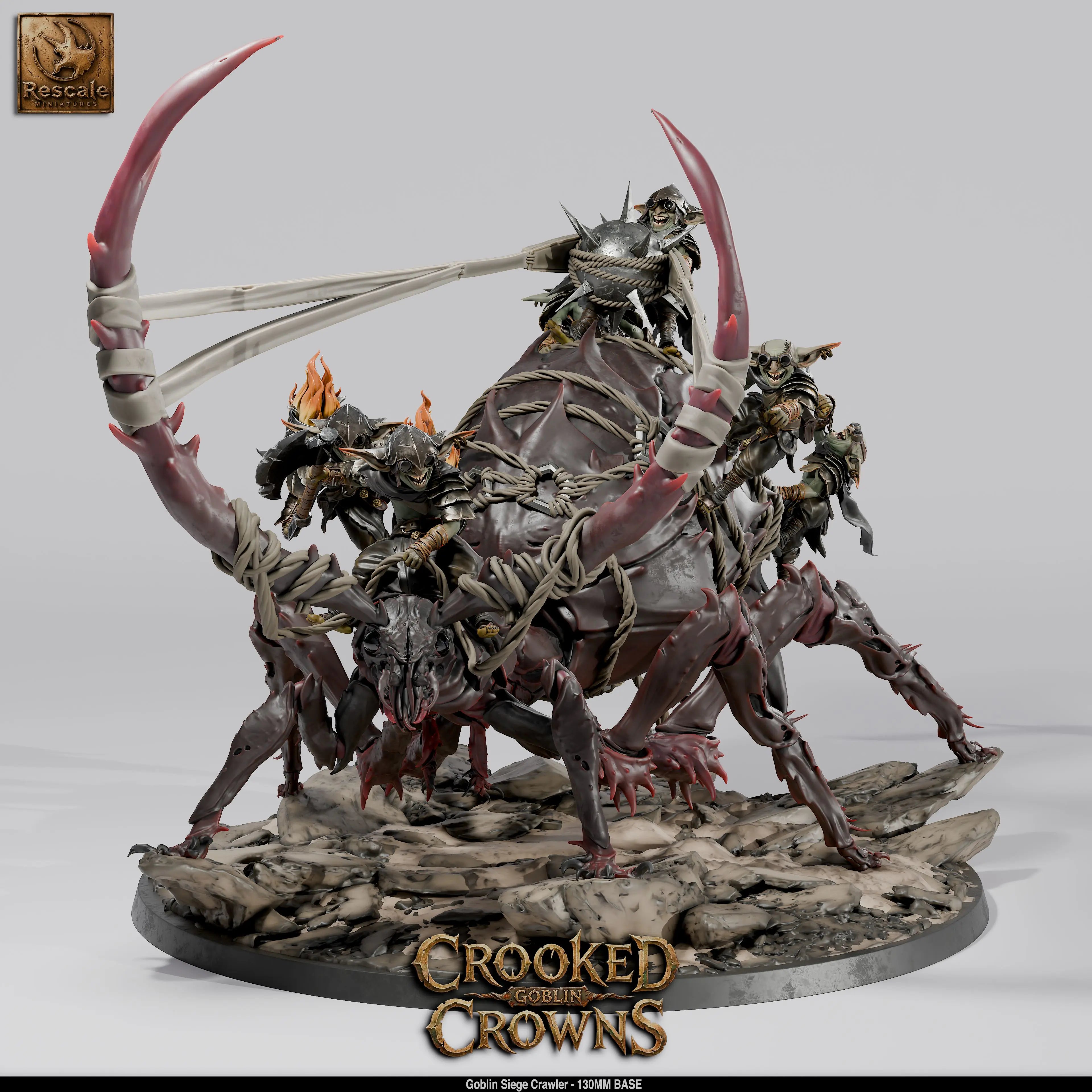 Tabletop Goblin Siege Crawler Miniatures Rescale Miniatures