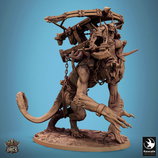 Tabletop RPG Miniature Death Walk - 32mm Qumi Rescale Miniatures Mounted Quality Miniatures - Qumi Wargaming Mini Model Figure