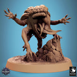 Creature Devilish Flea Tabletop Miniatures by Qumi, 3D printed resin tabletop miniature for RPGs, wargaming and painting