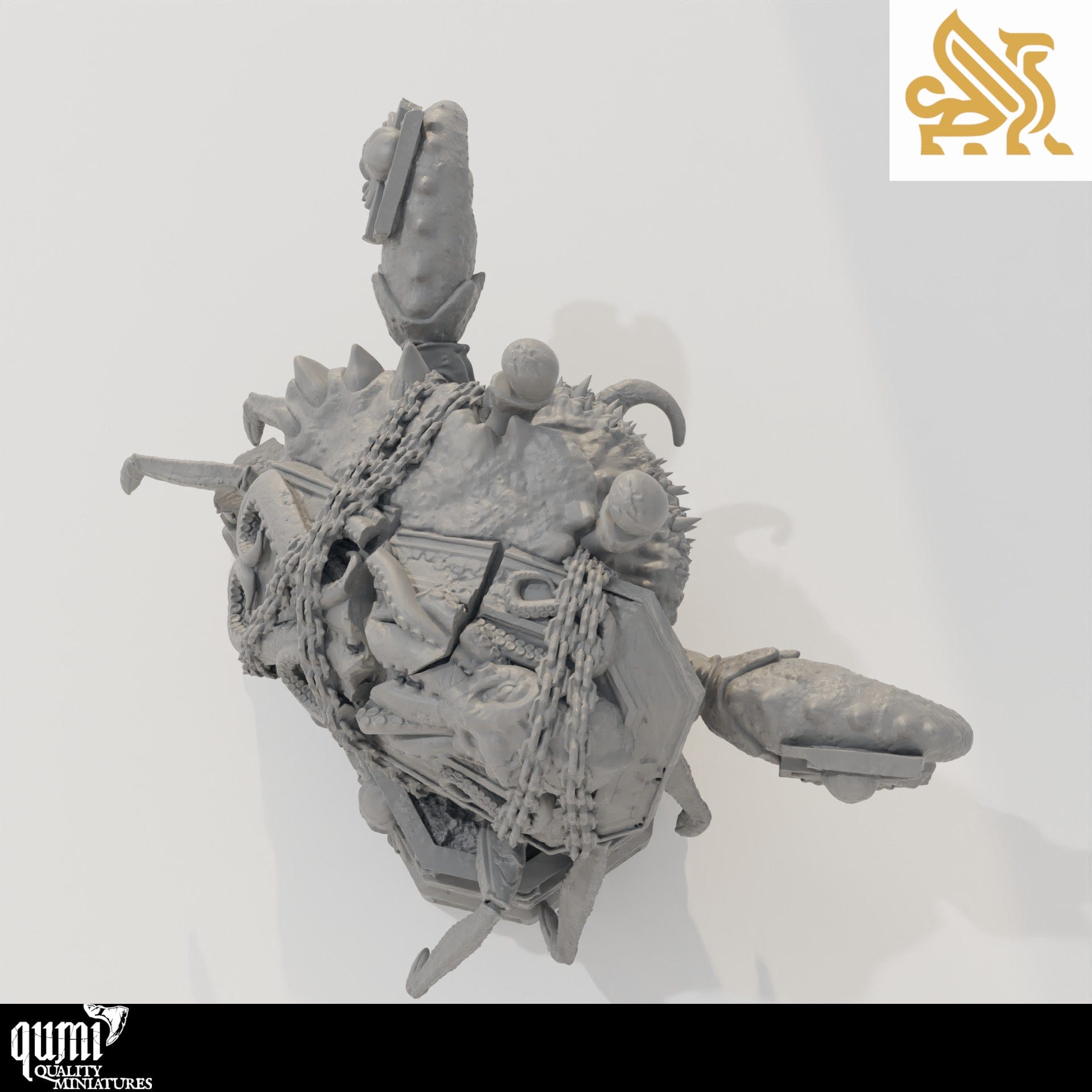 Plagued Streets of Canos - Sarcophagus - Tabletop RPG Mini - Qumi - DM Stash Quality Miniatures - Qumi Wargaming Mini Model Figure