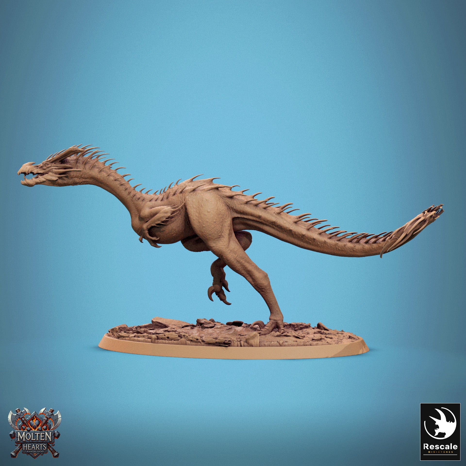 Tabletop RPG Miniature Avispyror - 32mm Qumi Rescale Miniatures Run / Wild Quality Miniatures - Qumi Wargaming Mini Model Figure