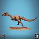 Monster Spear Fighter Tabletop Miniature - Avispyror by Qumi, 3D printed resin tabletop miniature for RPGs, wargaming and painting