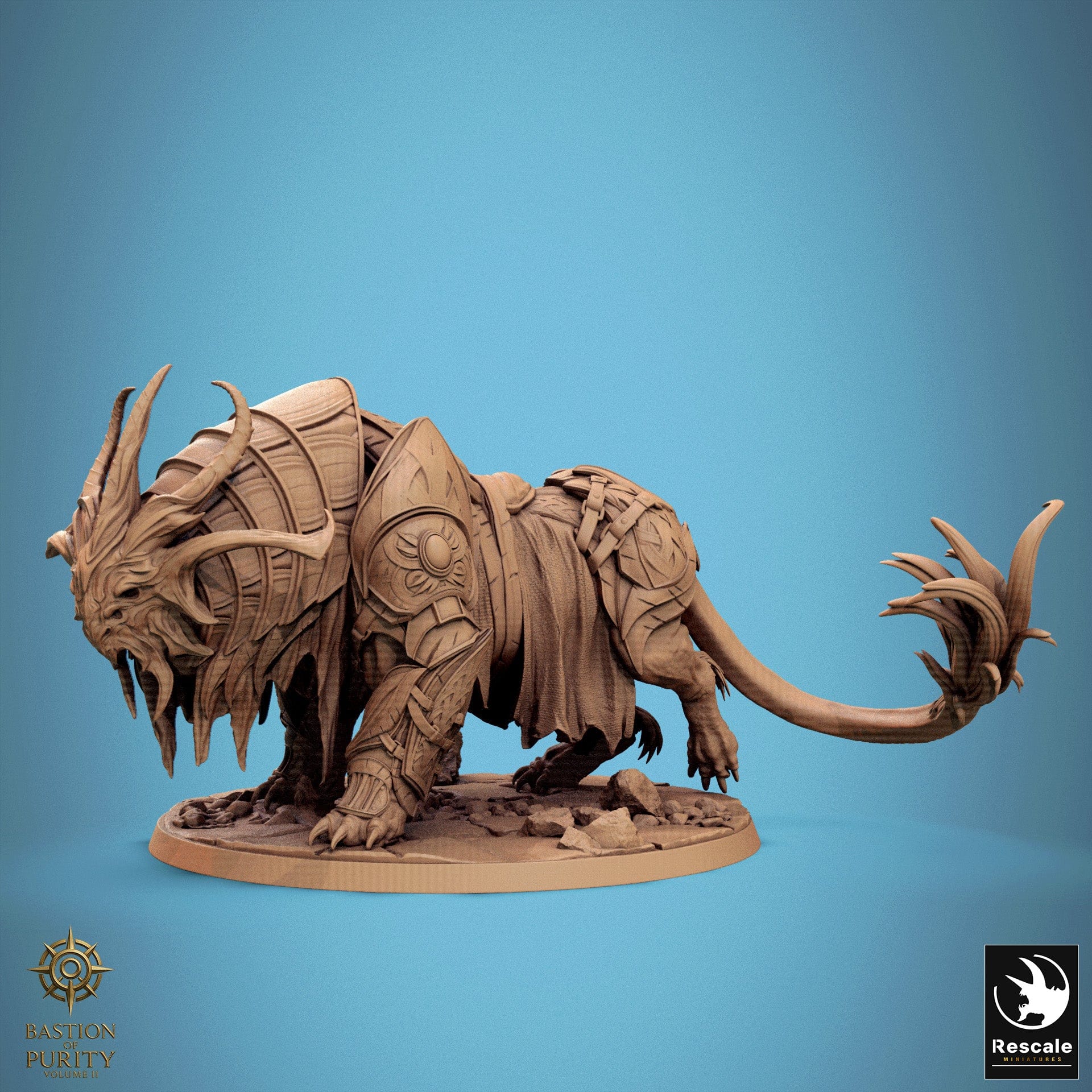 Fantasy Creature Solarion the Warbeast 32mm Rescale Miniatures - Quality Miniatures - Qumi