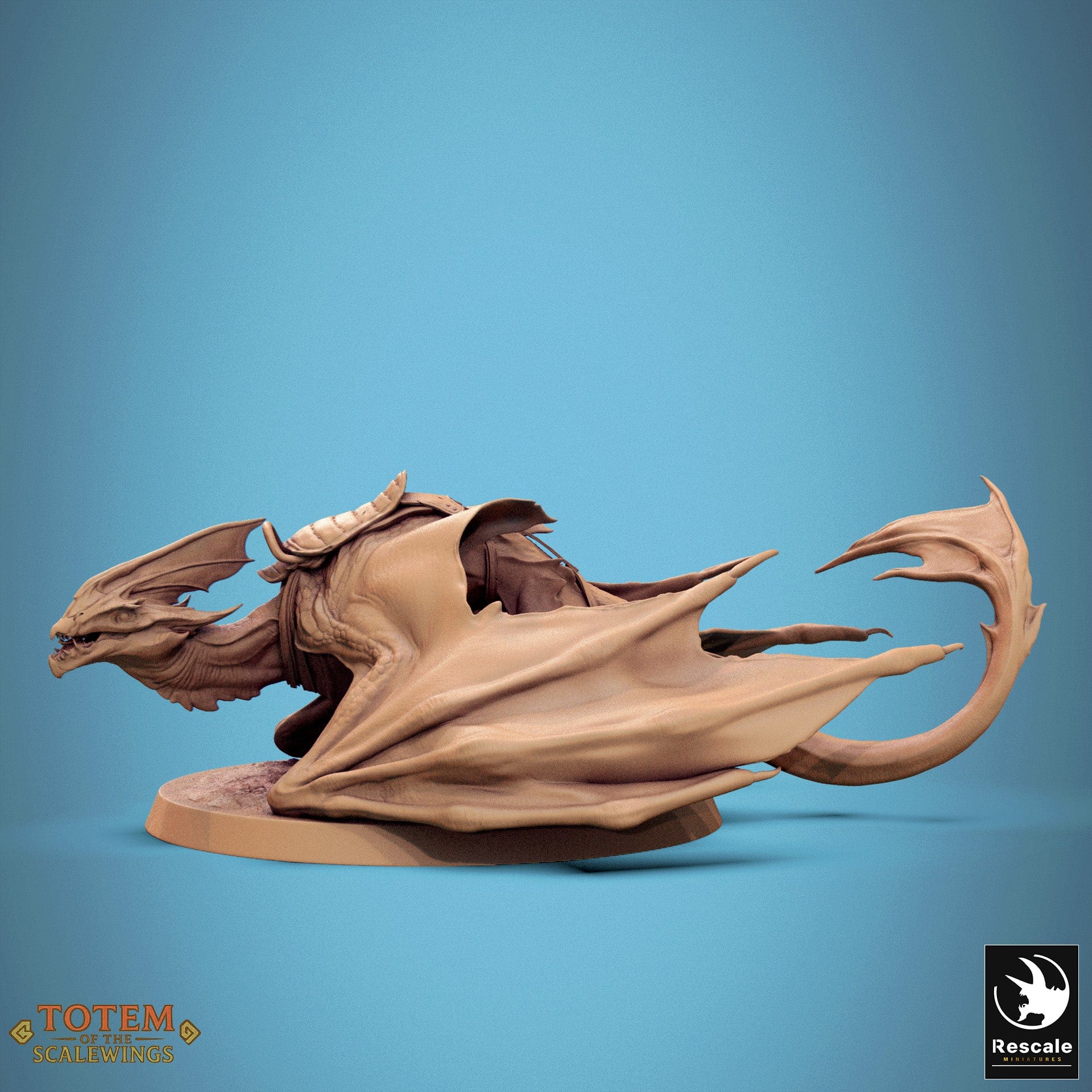 Tabletop RPG Miniature Zicoalt 32mm Qumi Rescale Miniatures Dino saddle / Sneak Quality Miniatures - Qumi Wargaming Mini Model Figure