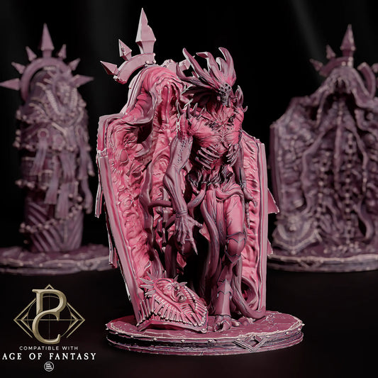 High-quality SciFi Elite miniature of The Primarch of the Radiant Seal Parasite from Quality Miniatures, suitable for tabletop wargaming.