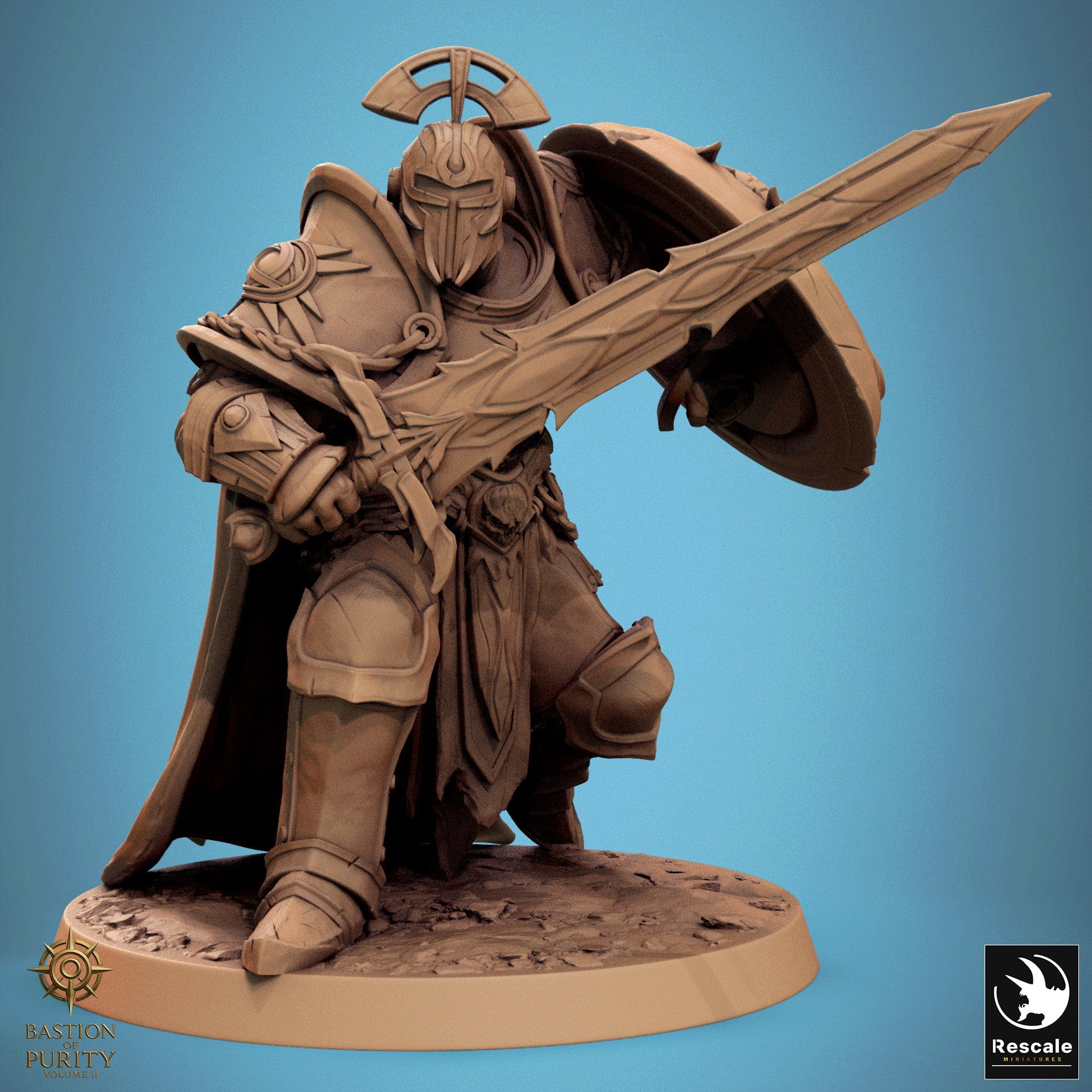 Humanoid Fighter The Radiant Legion 32mm Rescale Miniatures - Quality Miniatures - Qumi