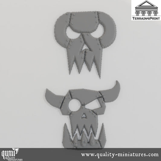 Skull accessories - Rivet City - Resin Print - Tabletop RPG Terrain - Terrain4Print - Qumi Quality Miniatures - Qumi Wargaming Mini Model Figure