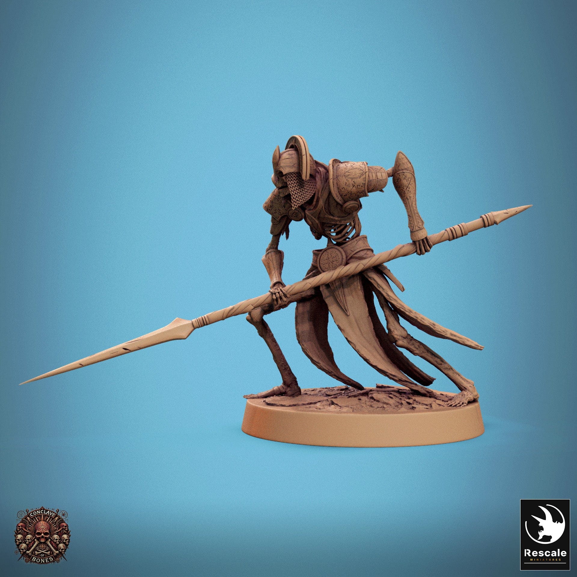 Tabletop RPG Miniature Persian Skeletons 32mm Qumi Rescale Miniatures Sneak Quality Miniatures - Qumi Wargaming Mini Model Figure