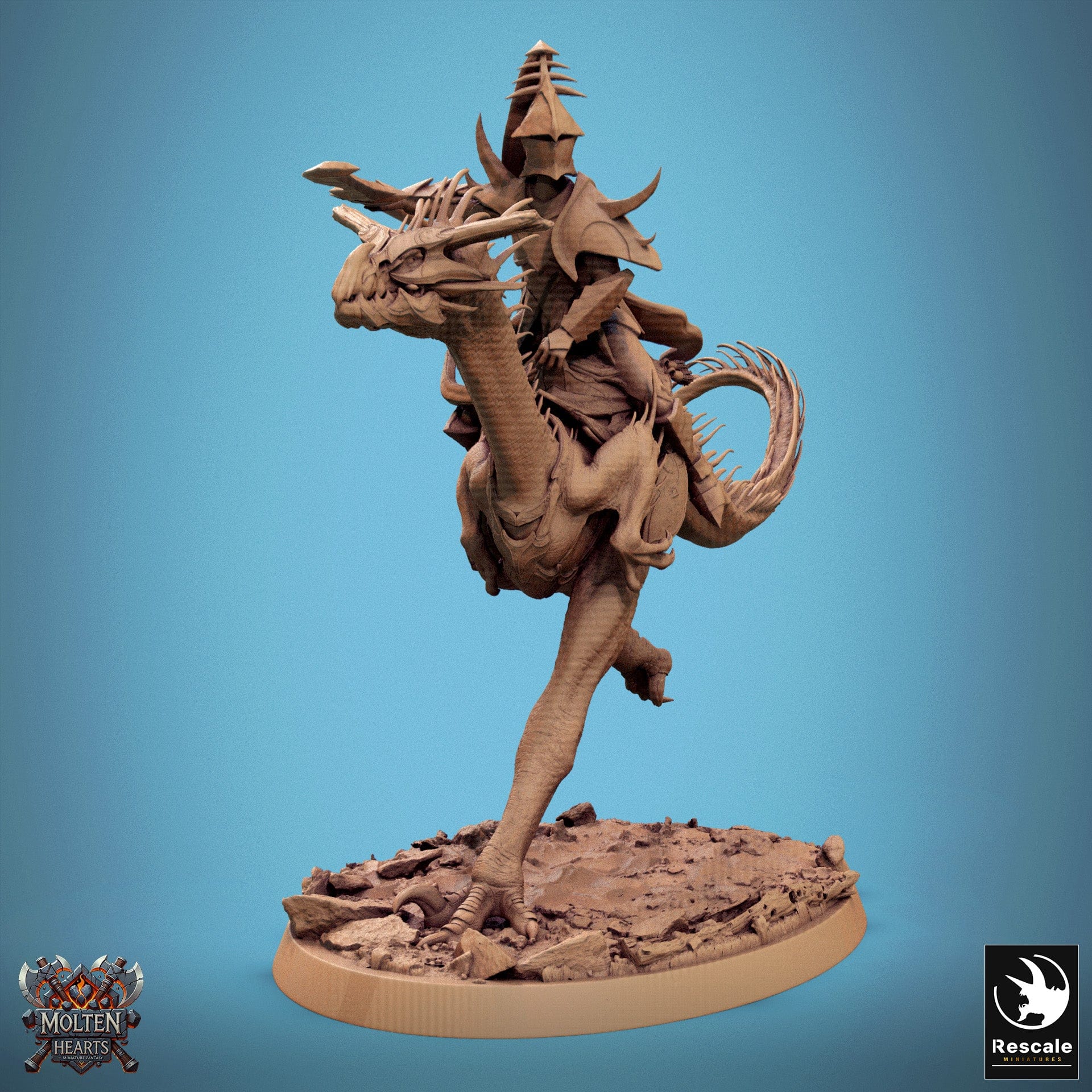 Tabletop RPG Miniature Avispyror - 32mm Qumi Rescale Miniatures Sprint / Mounted Quality Miniatures - Qumi Wargaming Mini Model Figure