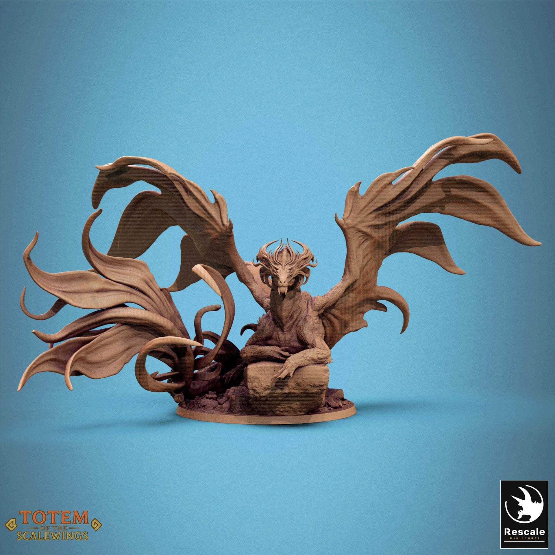 Tabletop RPG Miniature Brass Dragon 32mm Qumi Rescale Miniatures Stance Quality Miniatures - Qumi Wargaming Mini Model Figure