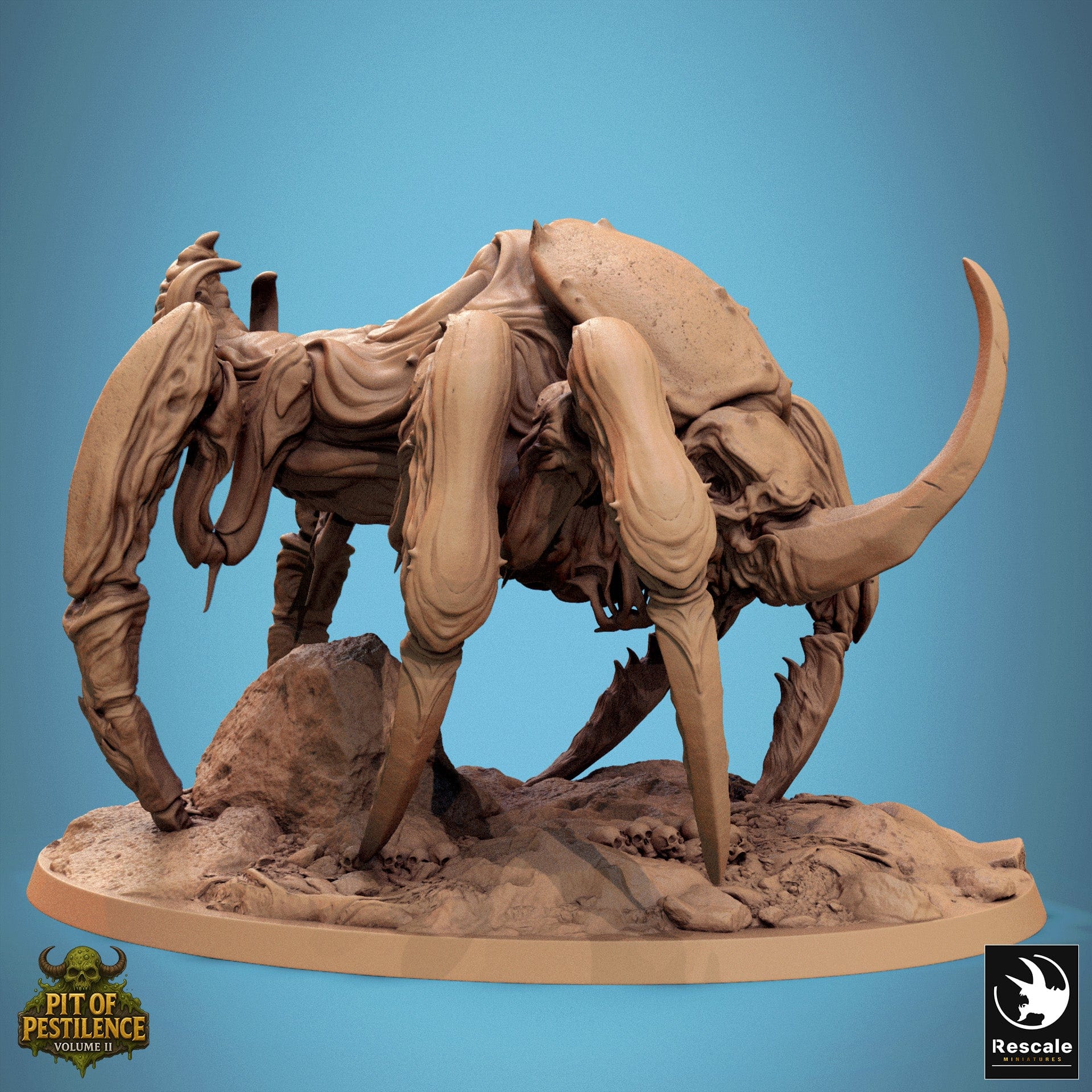 Fantasy Insect Monster Scarab Host Rescale Miniatures - Quality Miniatures - Qumi
