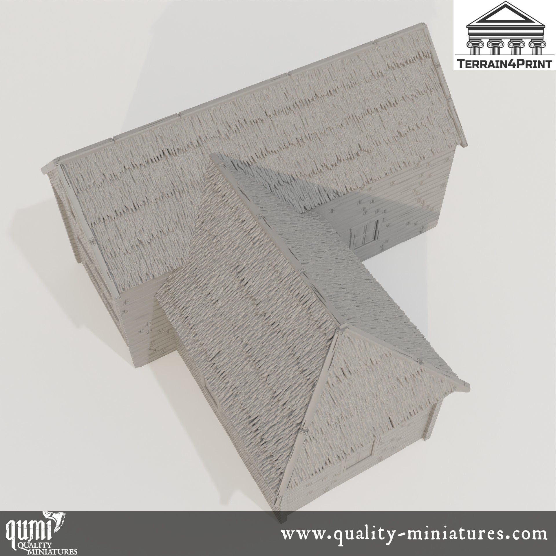 T Barn Hrimstead - Resin Print - Tabletop RPG Terrain - Terrain4Print - Qumi Quality Miniatures - Qumi Wargaming Mini Model Figure