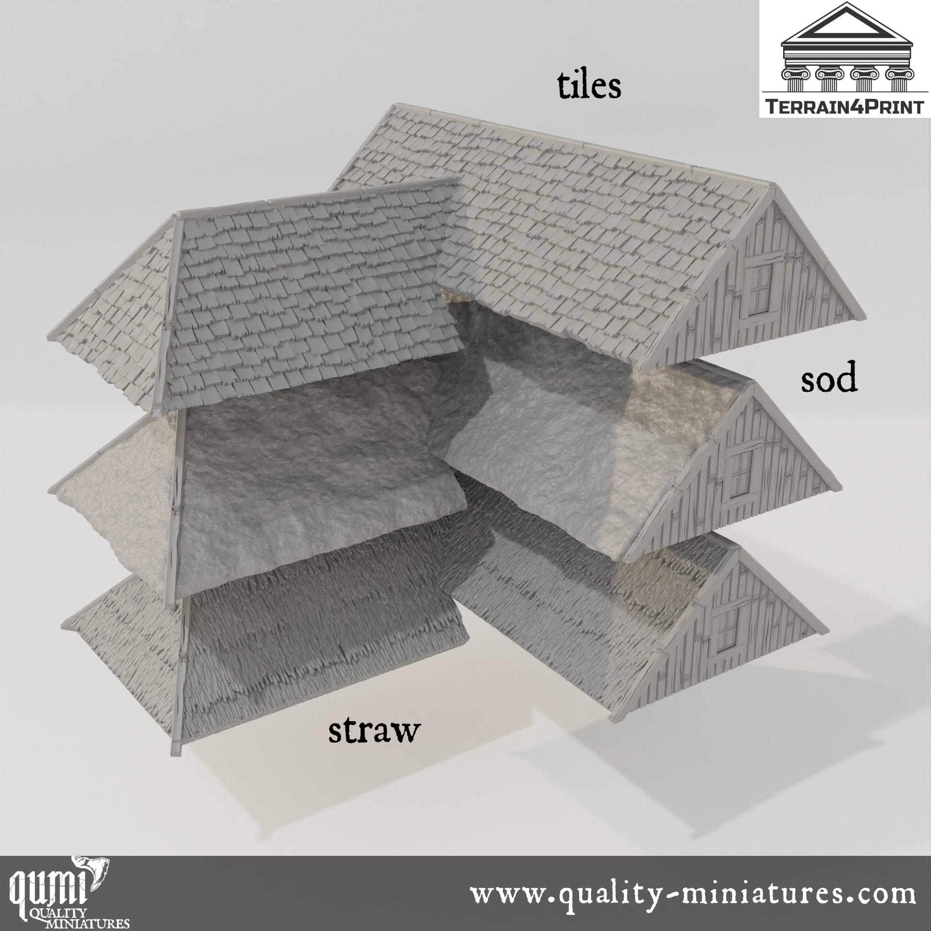 T Barn Hrimstead - Resin Print - Tabletop RPG Terrain - Terrain4Print - Qumi Quality Miniatures - Qumi Wargaming Mini Model Figure