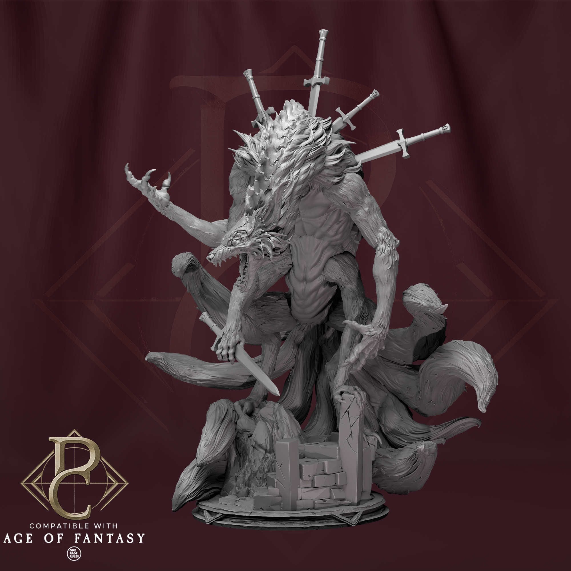 Tabletop Creature Fighter Taishen The Sought Parasite Collectibles Quality Miniatures - Qumi Wargaming Mini Model Figure