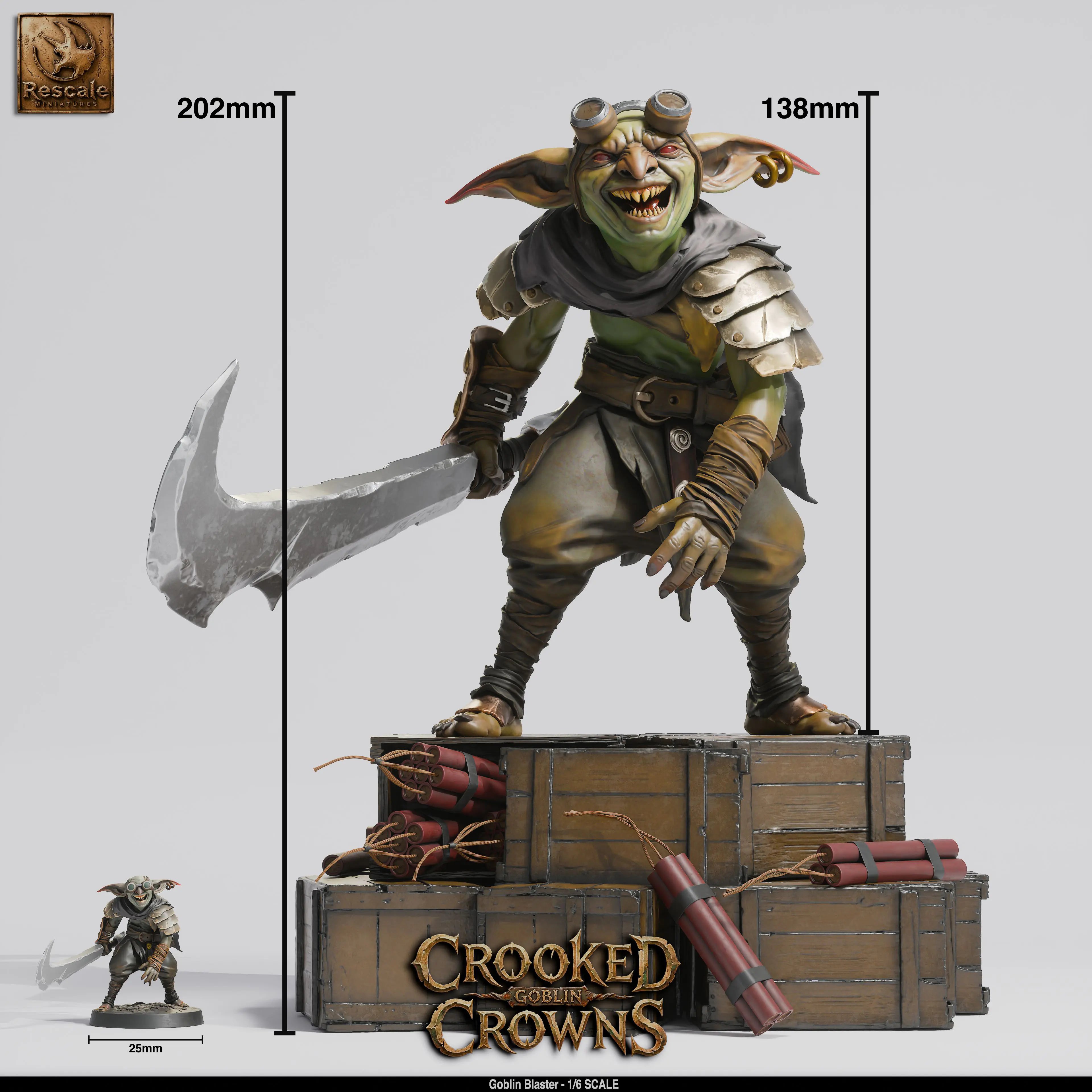 Tabletop Goblin Blaster XL Collector Miniature Rescale Miniatures