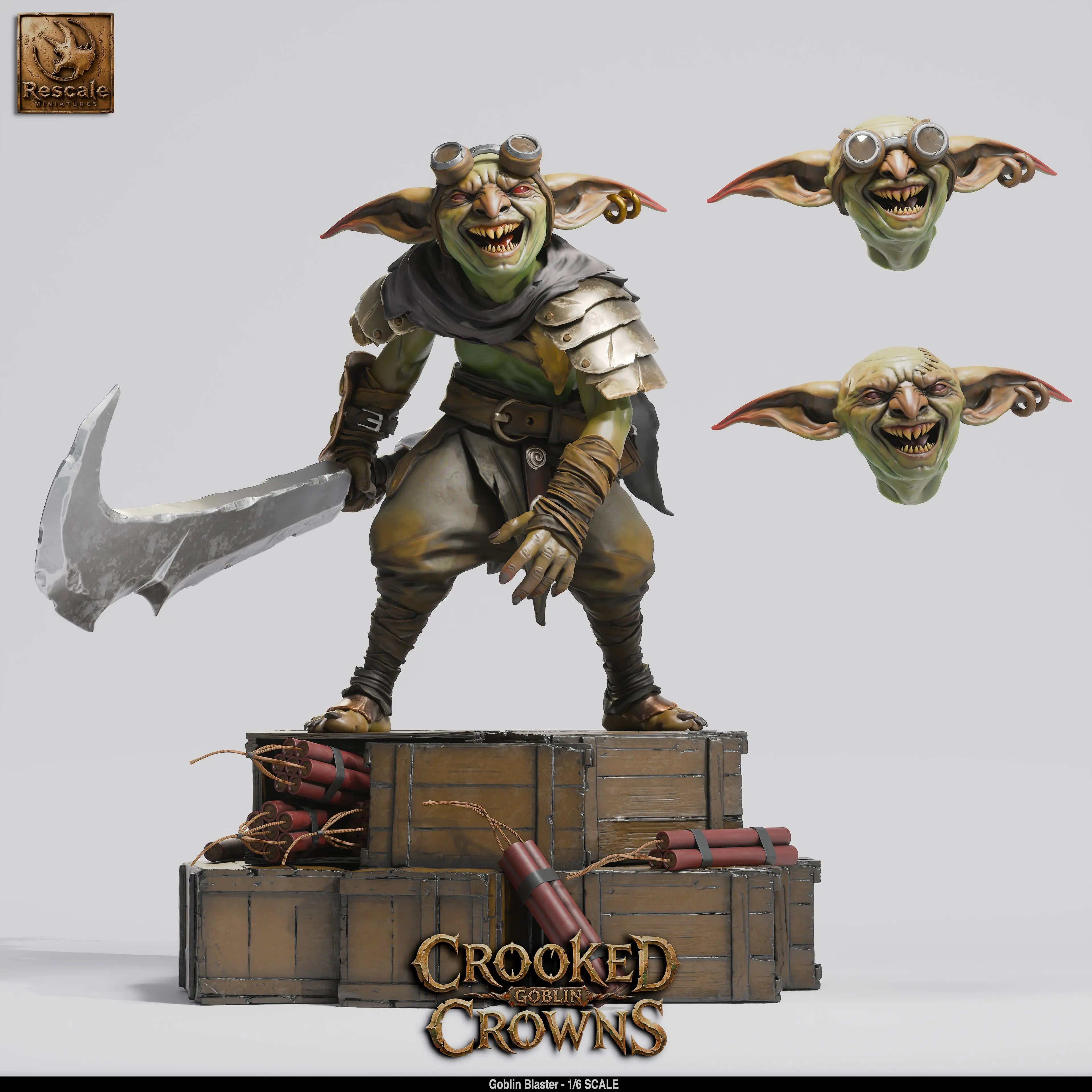 Tabletop Goblin Blaster XL Collector Miniature Rescale Miniatures