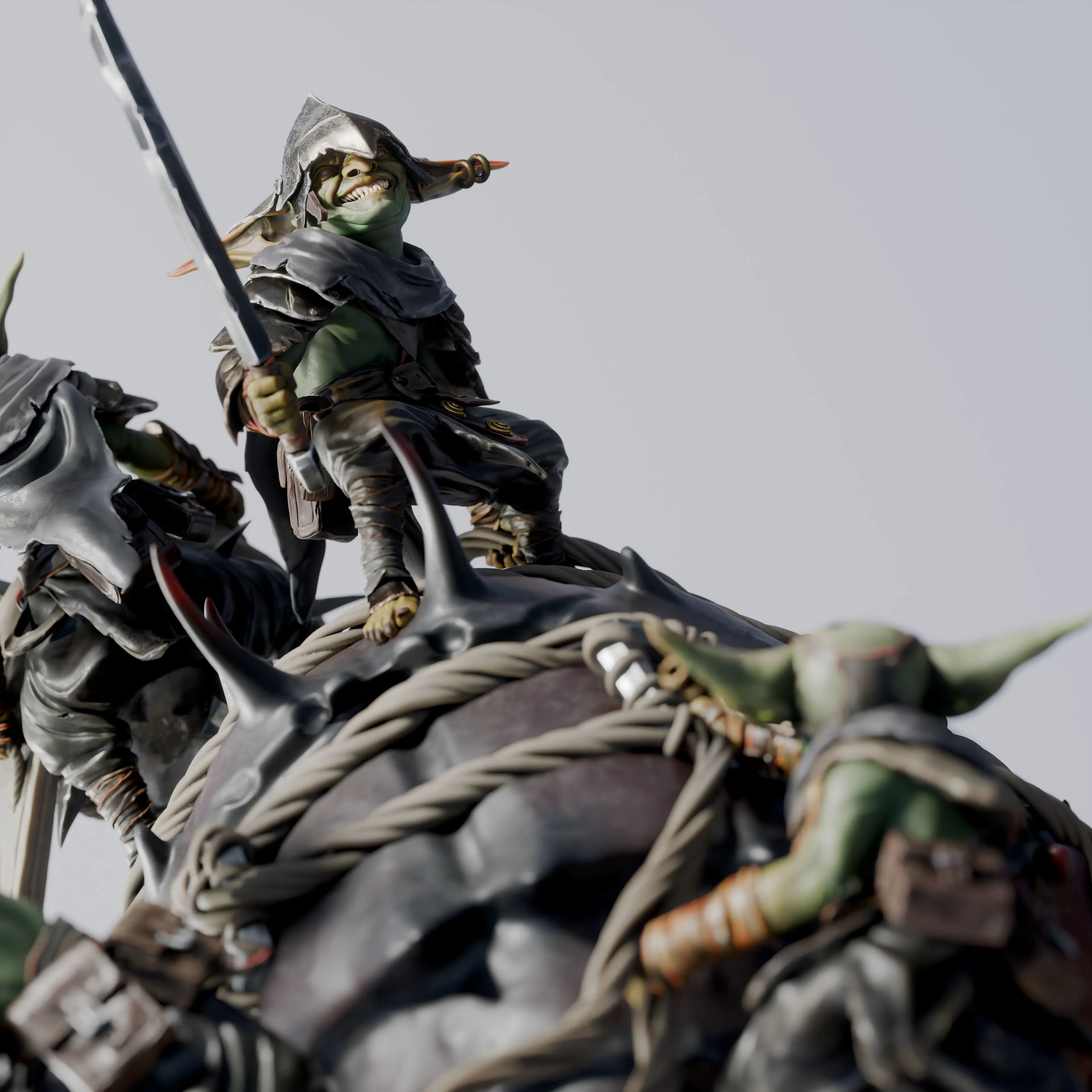 Tabletop Goblin Siege Crawler Miniatures Rescale Miniatures