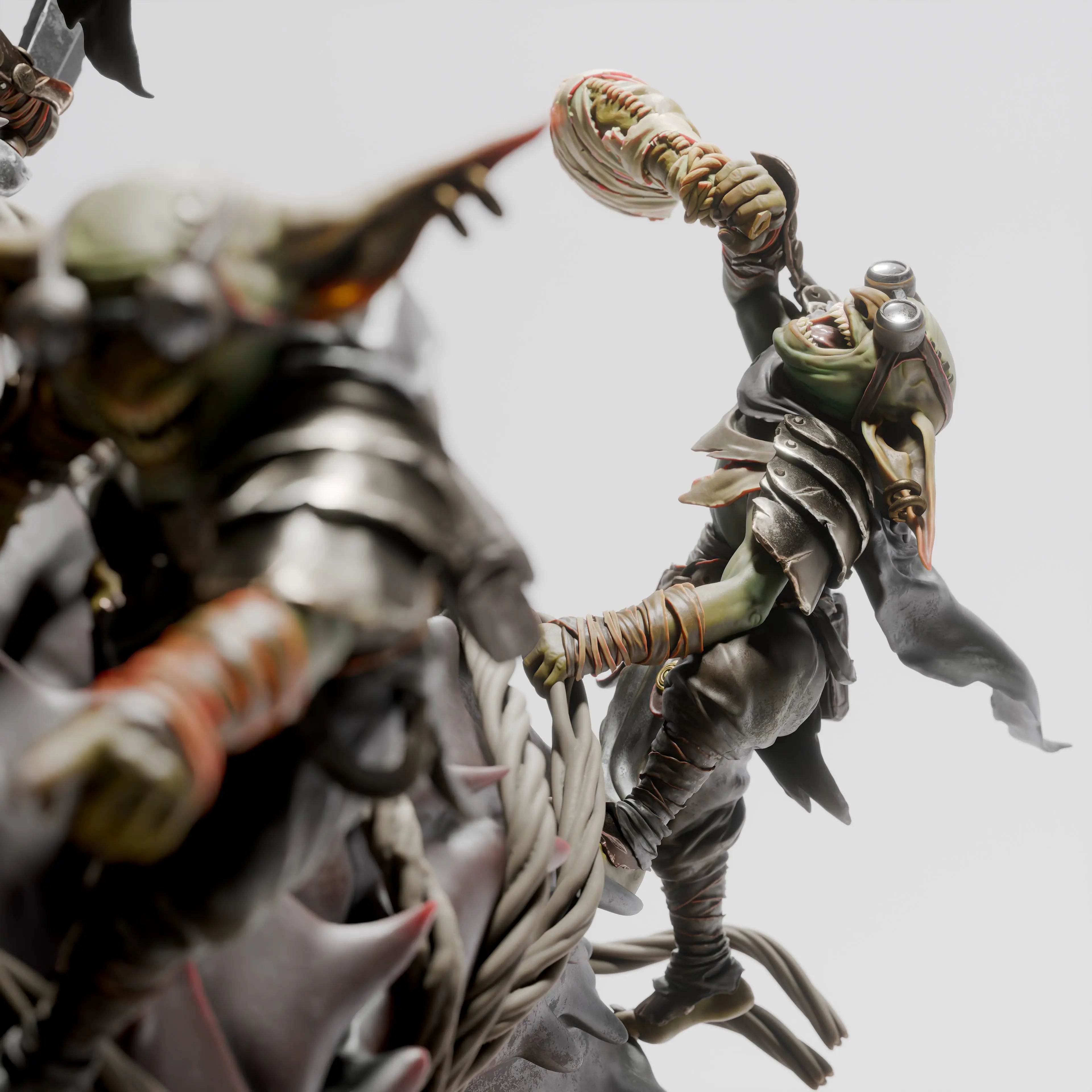 Tabletop Goblin Siege Crawler Miniatures Rescale Miniatures