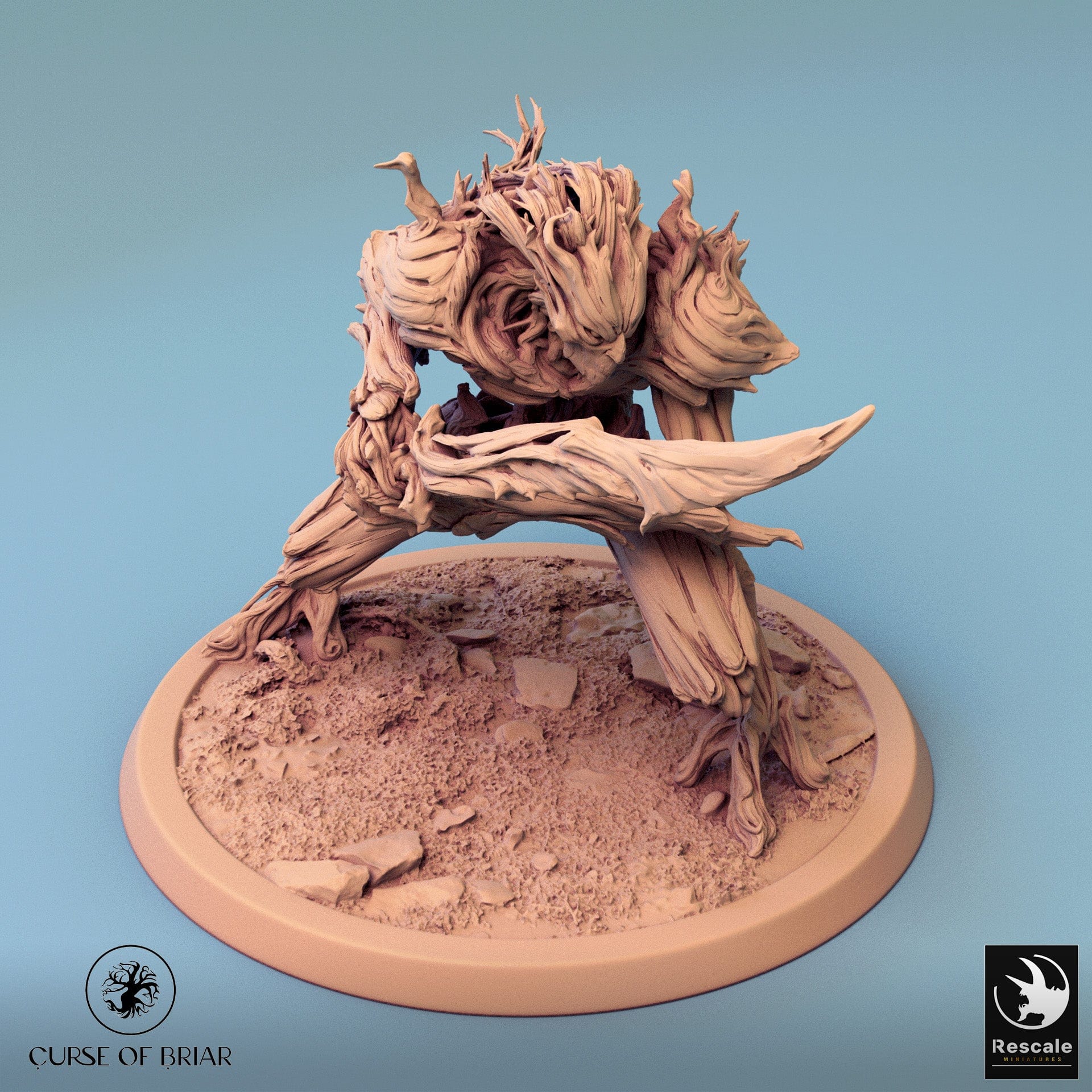 Tabletop humanoid Branchblades miniature, 32mm scale, from Quality Miniatures Qumi for wargaming and RPG gaming.
