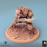 Humanoid Archer Tabletop Miniature - Branchblades by Qumi, 3D printed resin tabletop miniature for RPGs, wargaming and painting