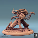 Humanoid Archer Tabletop Miniature - Branchblades by Qumi, 3D printed resin tabletop miniature for RPGs, wargaming and painting