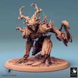 Humanoid Archer Tabletop Miniature - Branchblades by Qumi, 3D printed resin tabletop miniature for RPGs, wargaming and painting