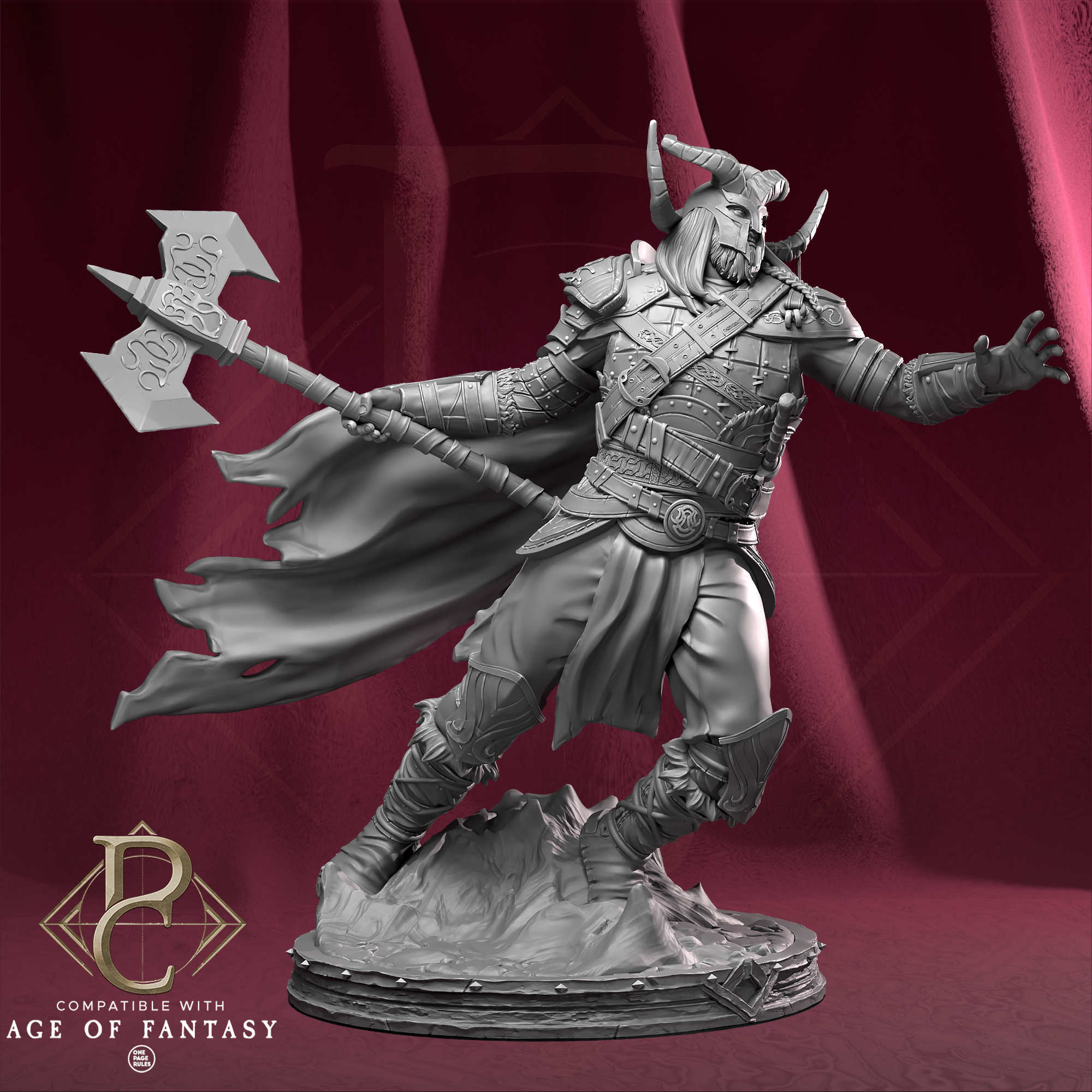 Tabletop Humanoid Fighter Valdyr Parasite Collectibles Quality Miniatures - Qumi Wargaming Mini Model Figure