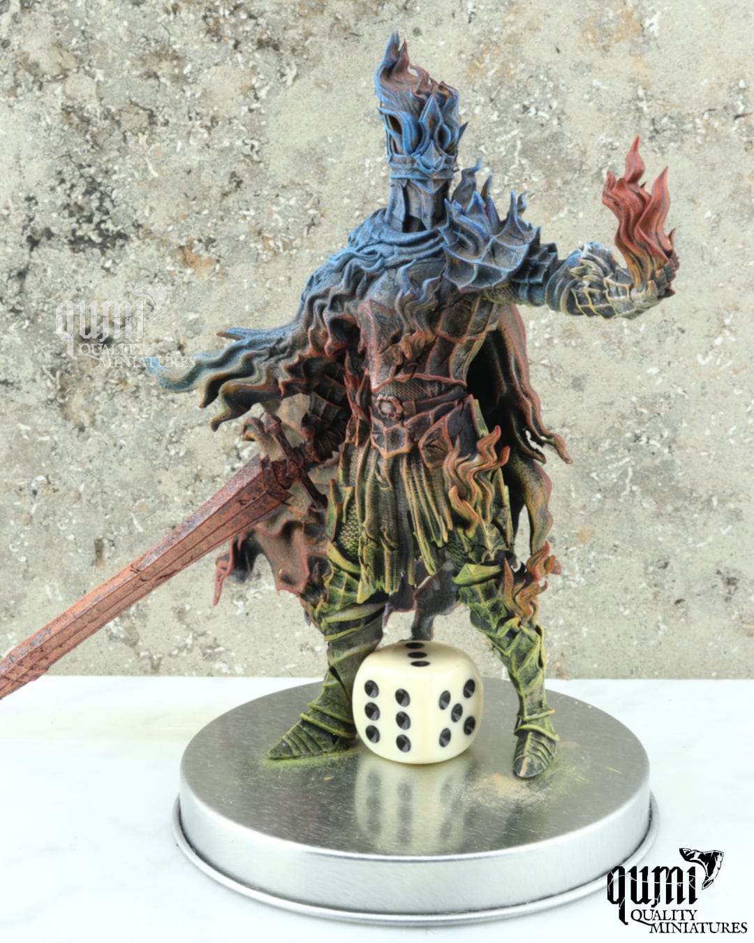 Menschlicher Ritter Tabletop-Miniatur – Ser Elias | Qumi real print