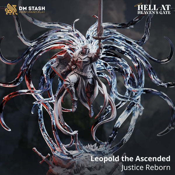 Human Paladin Tabletop-Miniatur – Leopold Ascended | Qumi