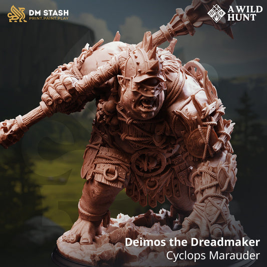 Tabletop Monster Miniature Deimos 32mm DM Stash - Quality Miniatures - Qumi