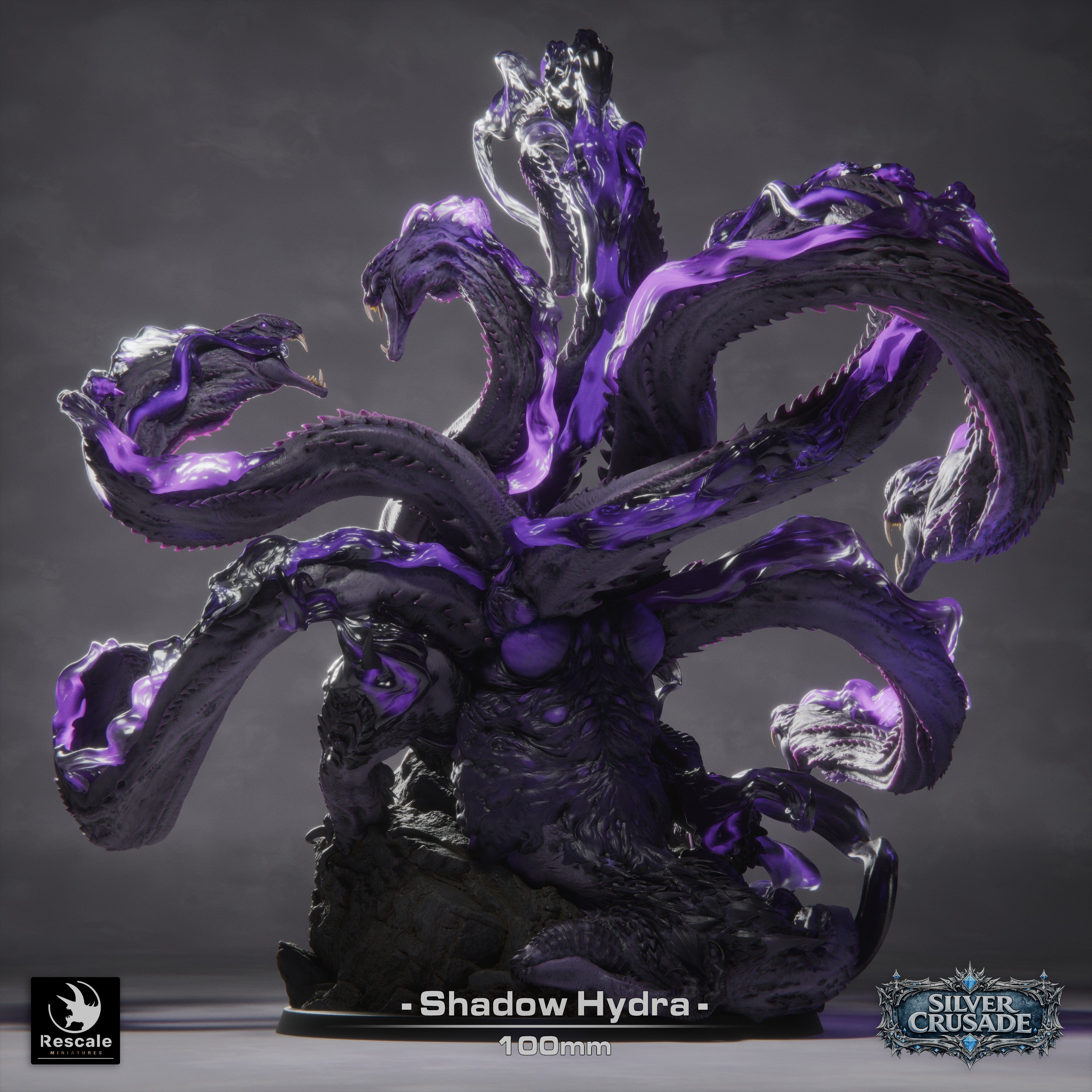 Tabletop Monster Shadow Hydra Rescale Miniatures - Quality Miniatures - Qumi