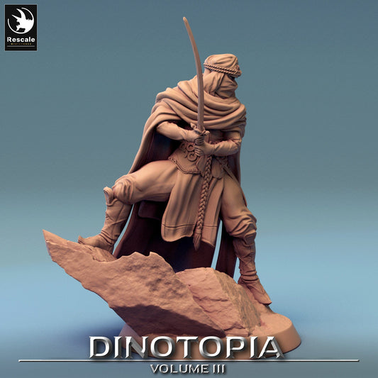 Tabletop RPG Miniature Ambush Soldier - 32mm Qumi - Rescale Miniatures Quality Miniatures - Qumi Wargaming Mini Model Figure