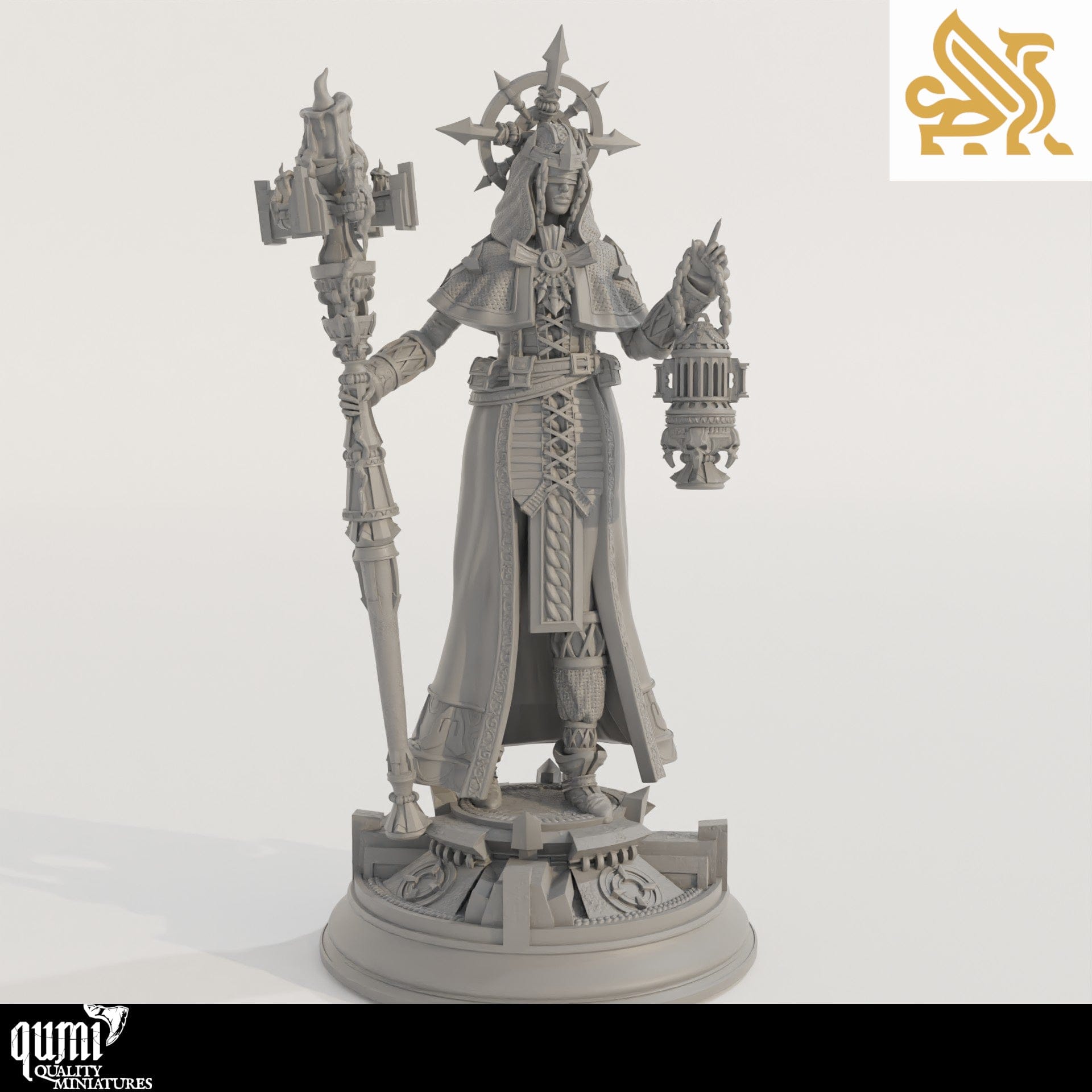 Tabletop RPG Miniature Amélie Saffron - 32mm 75mm Qumi - DM Stash Quality Miniatures - Qumi Wargaming Mini Model Figure