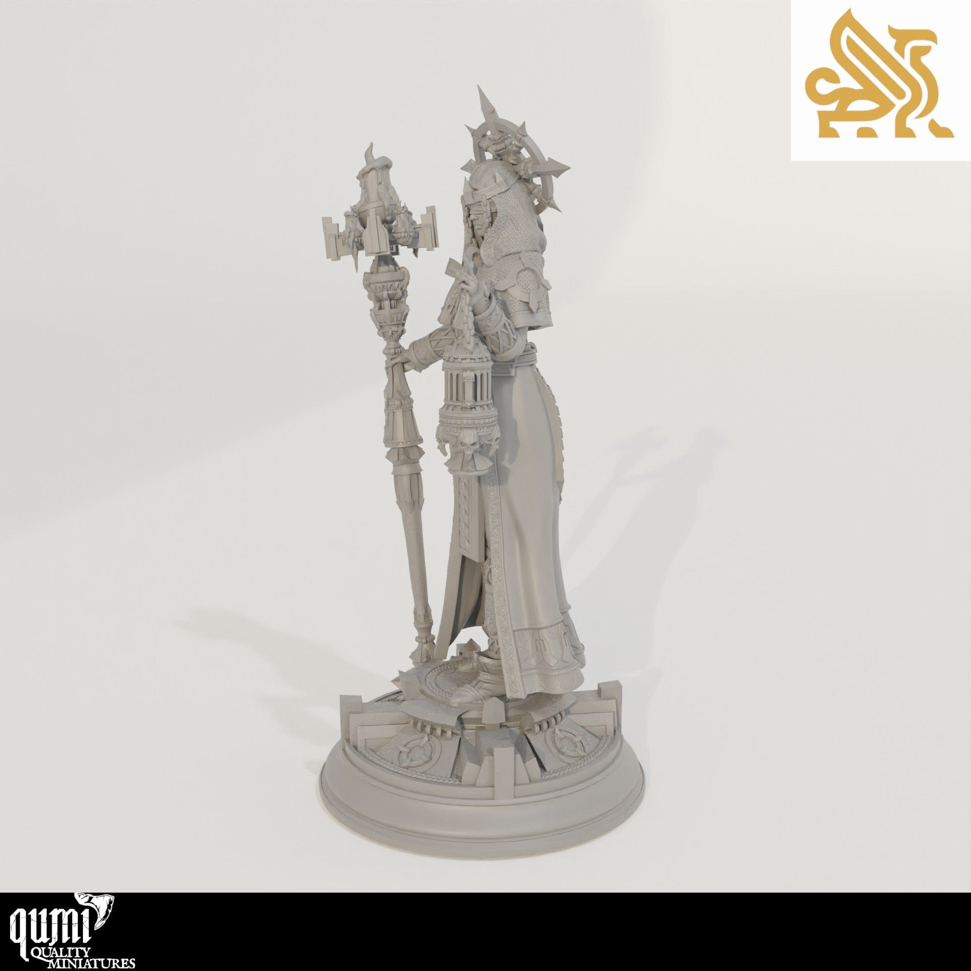 Tabletop RPG Miniature Amélie Saffron - 32mm 75mm Qumi - DM Stash Quality Miniatures - Qumi Wargaming Mini Model Figure