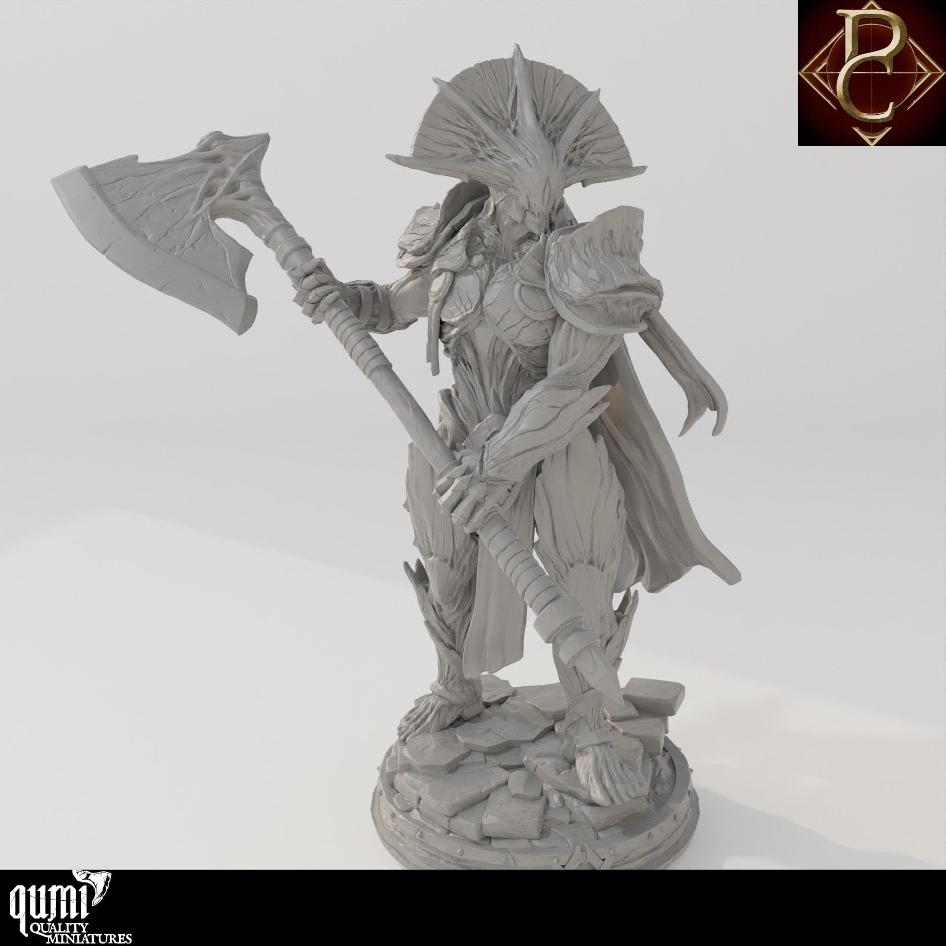 Tabletop RPG Miniature Aruges The Cursed - up to 4XL Size - Qumi - Parasite Collectibles Quality Miniatures - Qumi Wargaming Mini Model Figure