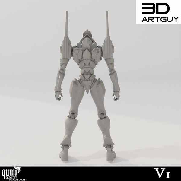 Scifi Sammlerstück Berserker Qumi 3D ArtGuy
