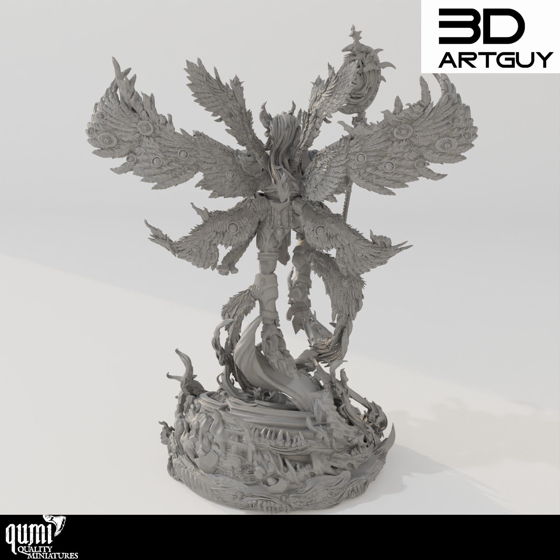 Tabletop RPG Miniature Big Magical Giant - Qumi Quality Miniatures - Qumi Wargaming Mini Model Figure