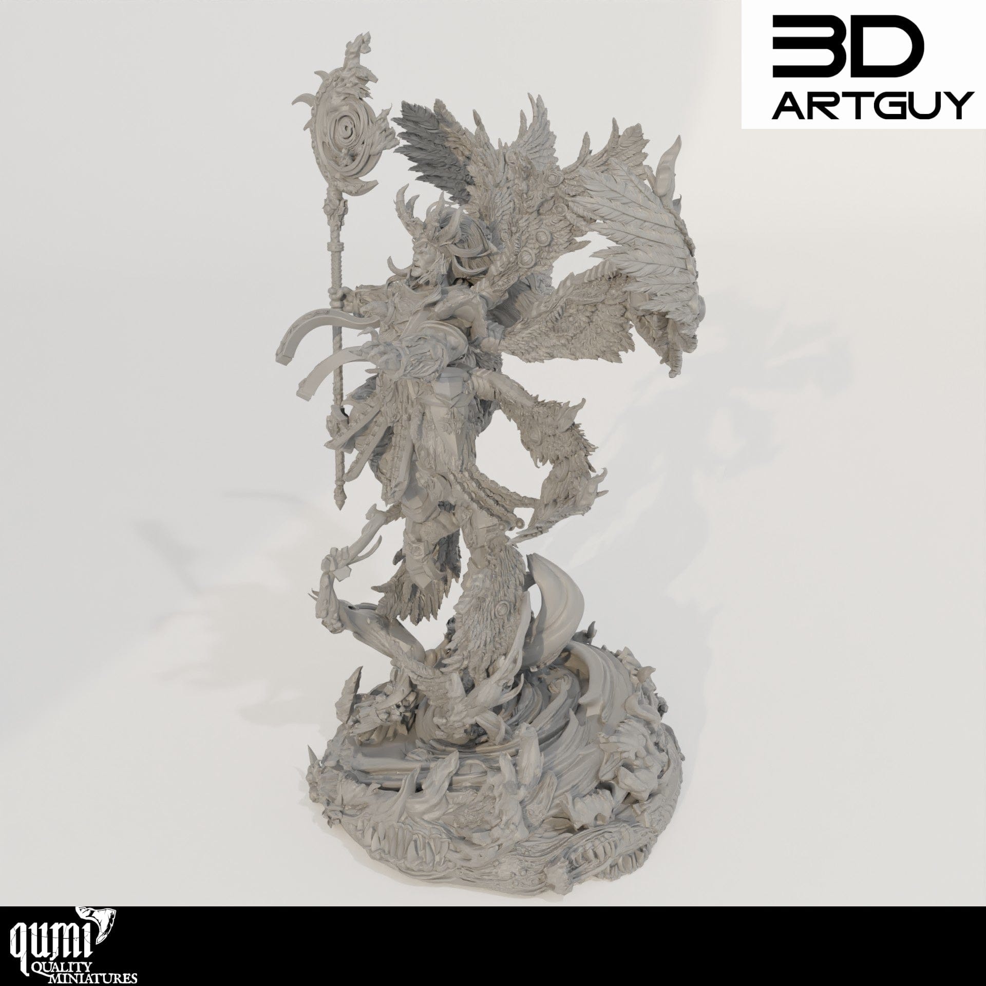 Tabletop RPG Miniature Big Magical Giant - Qumi Quality Miniatures - Qumi Wargaming Mini Model Figure