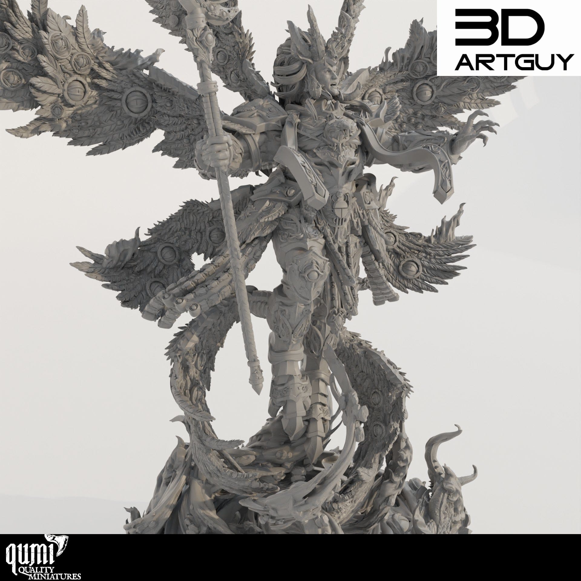 Tabletop RPG Miniature Big Magical Giant - Qumi Quality Miniatures - Qumi Wargaming Mini Model Figure