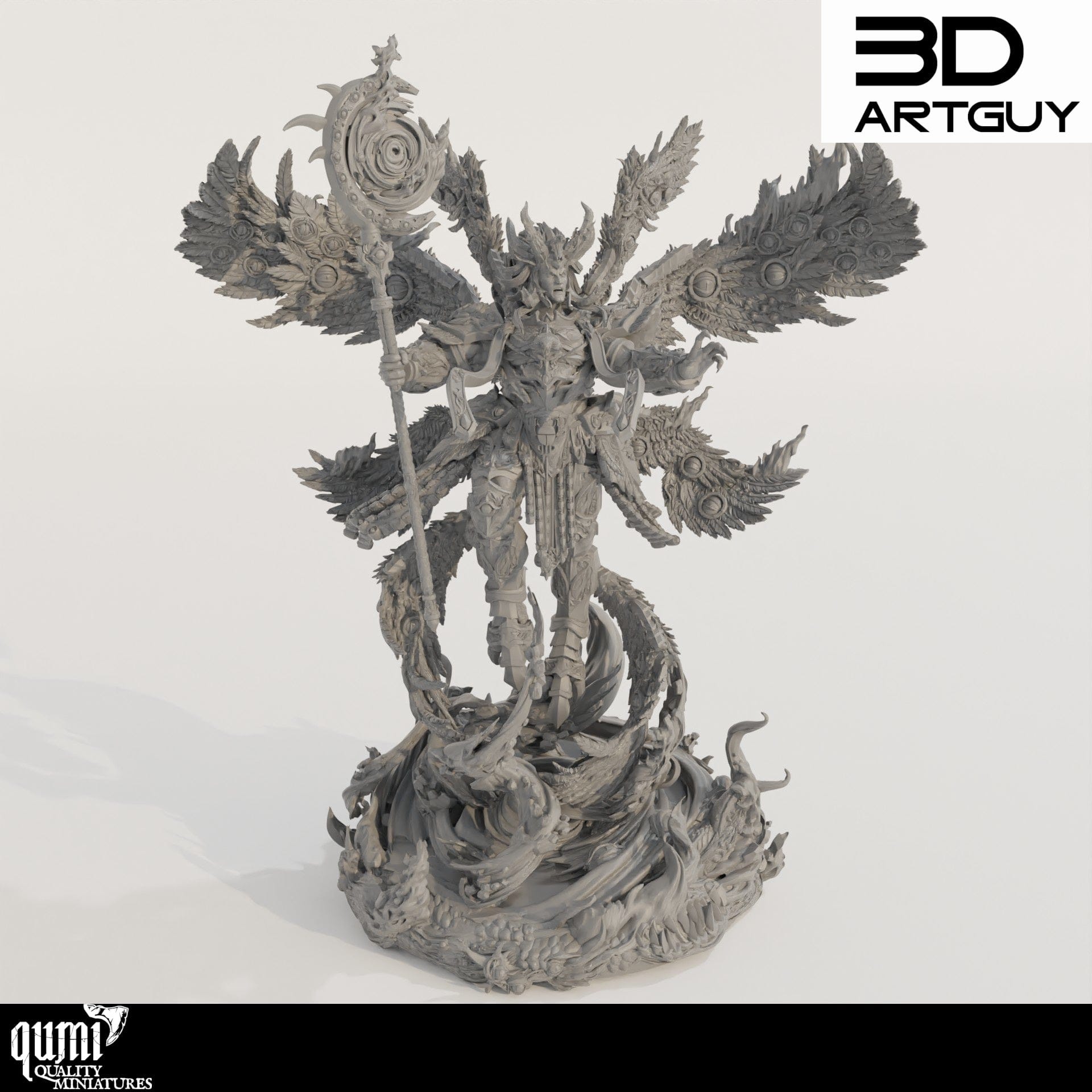 Tabletop RPG Miniature Big Magical Giant - Qumi Quality Miniatures - Qumi Wargaming Mini Model Figure