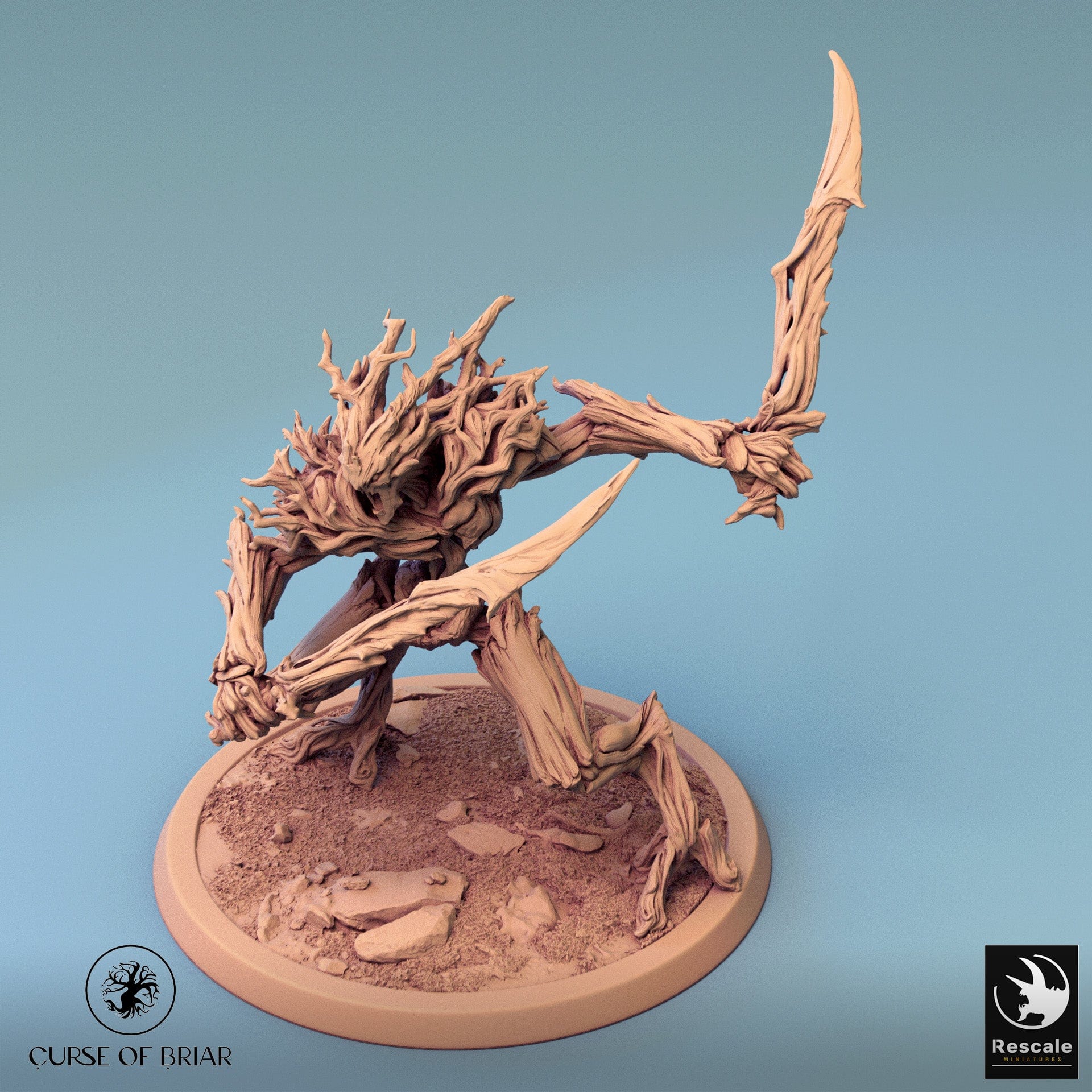 Tabletop RPG Miniature Branchblades - 32mm Qumi - Rescale Miniatures Quality Miniatures - Qumi Wargaming Mini Model Figure