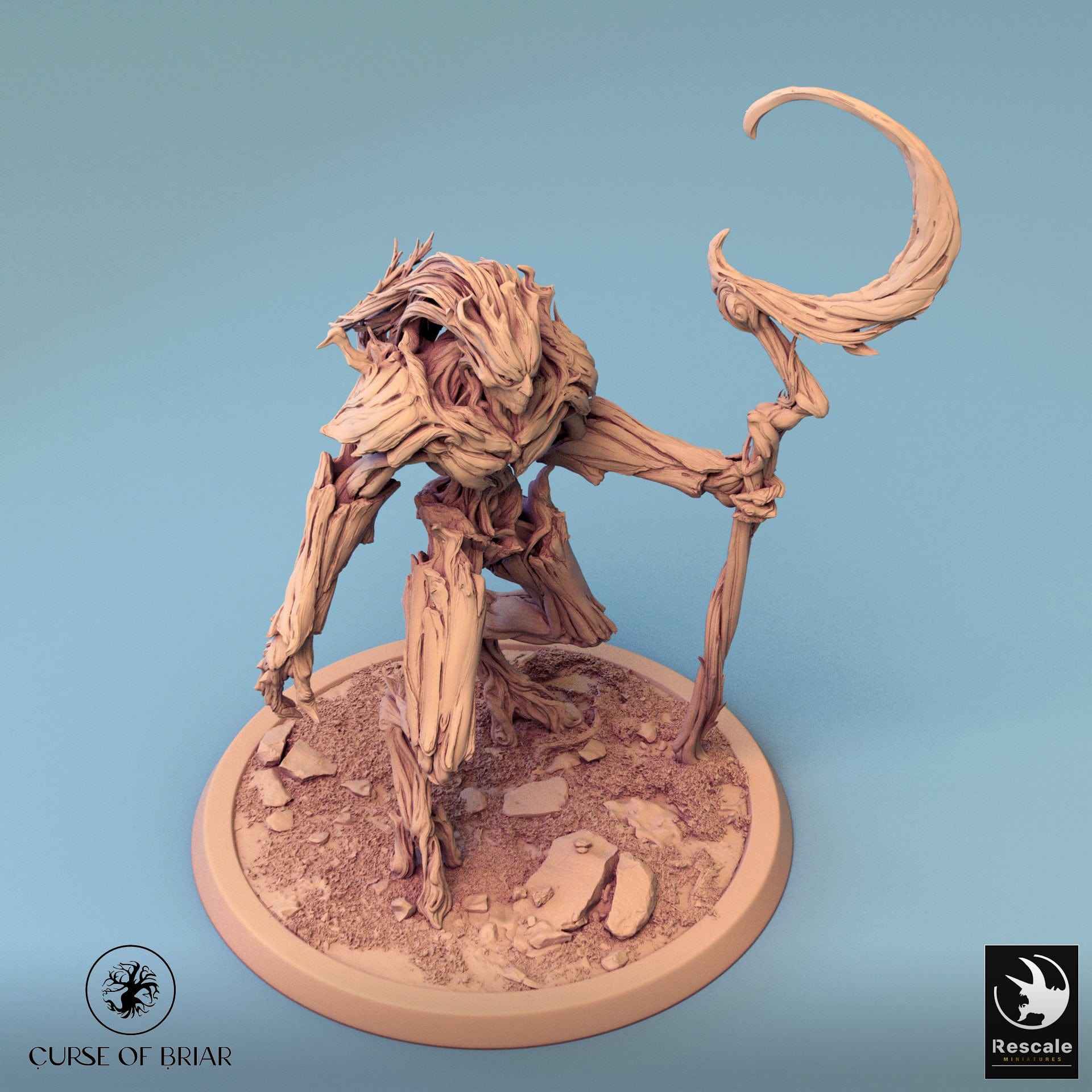 Tabletop RPG Miniature Branchblades - 32mm Qumi - Rescale Miniatures Quality Miniatures - Qumi Wargaming Mini Model Figure