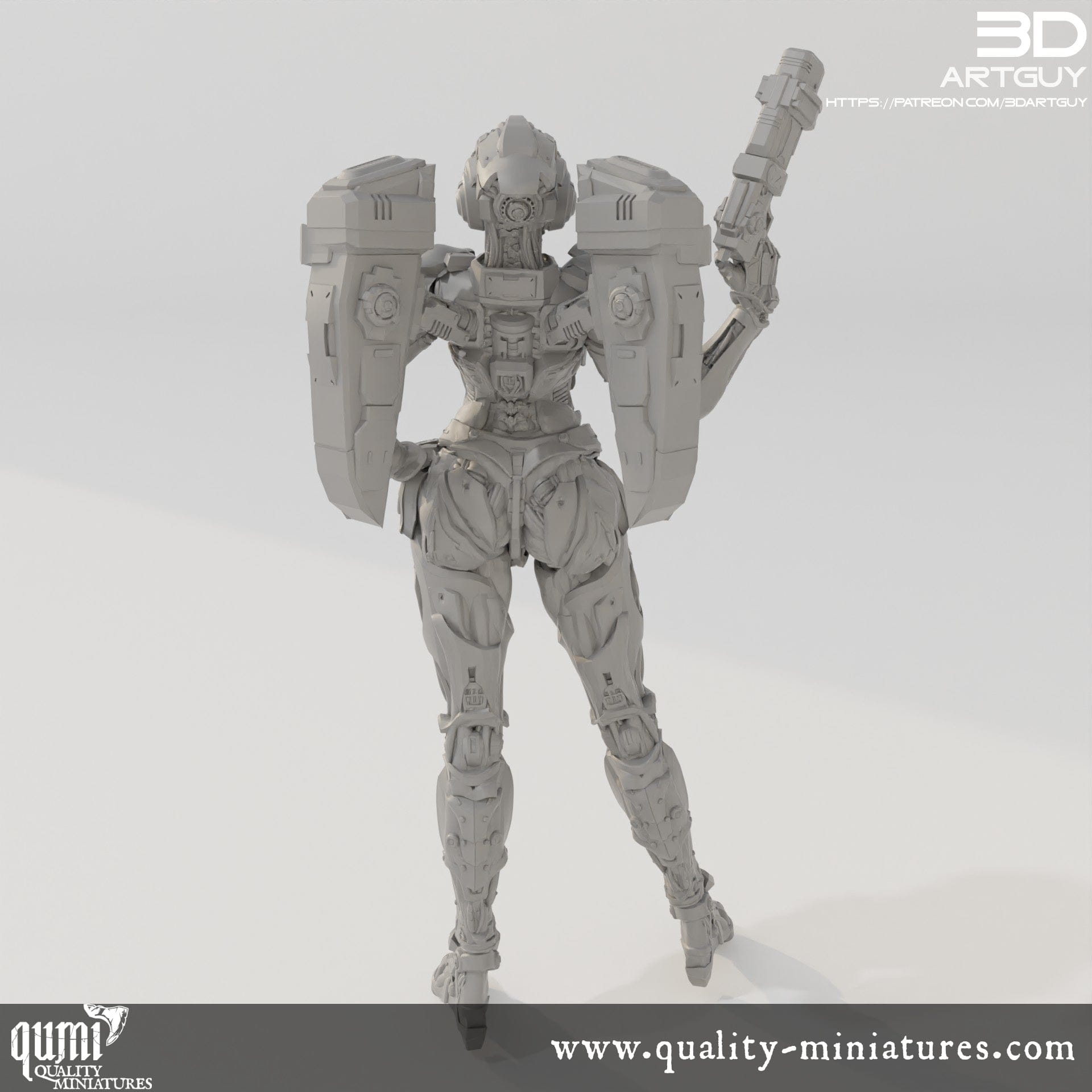 Tabletop RPG Miniature Car in Disguise - XXL Qumi Quality Miniatures - Qumi Wargaming Mini Model Figure