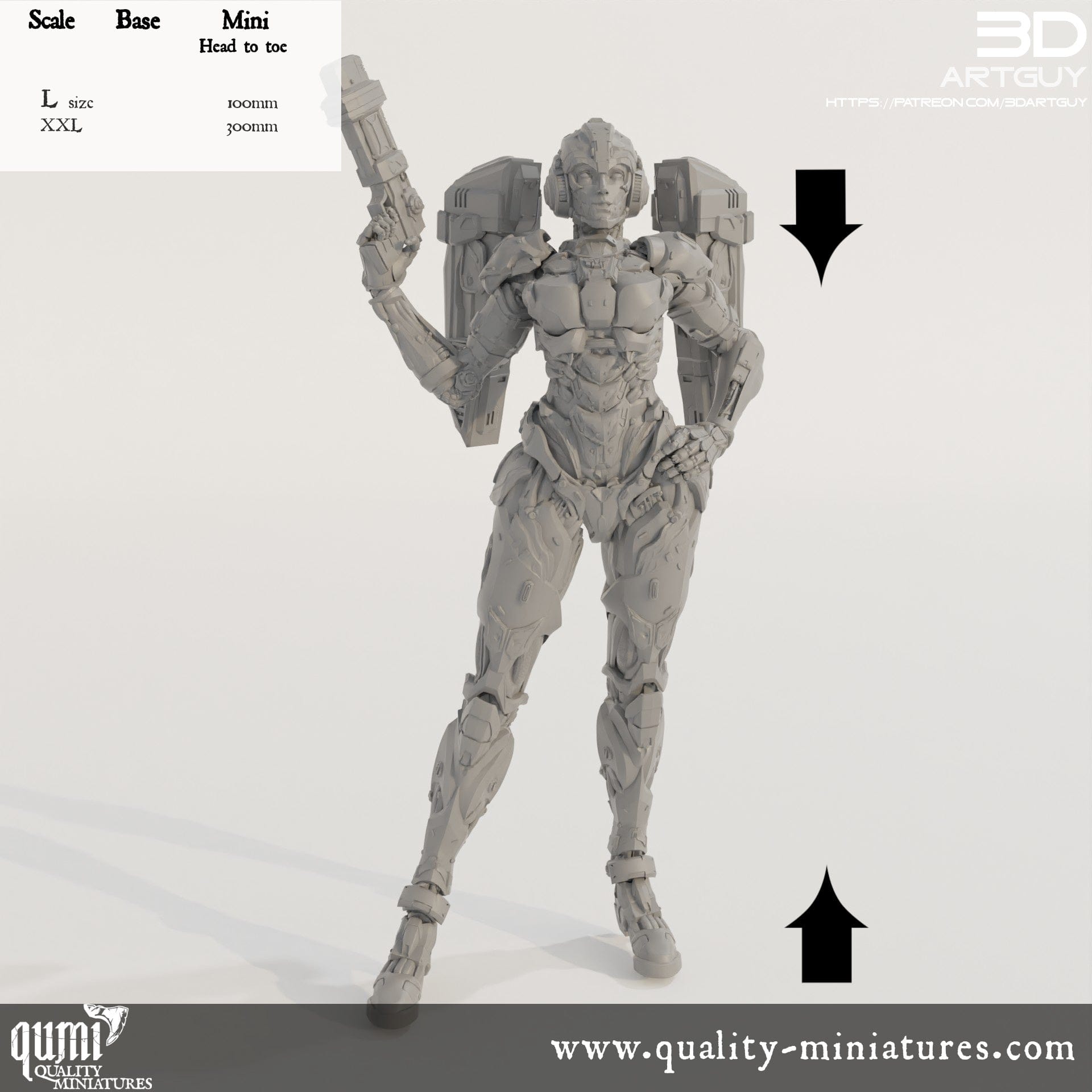 Tabletop RPG Miniature Car in Disguise - XXL Qumi Quality Miniatures - Qumi Wargaming Mini Model Figure