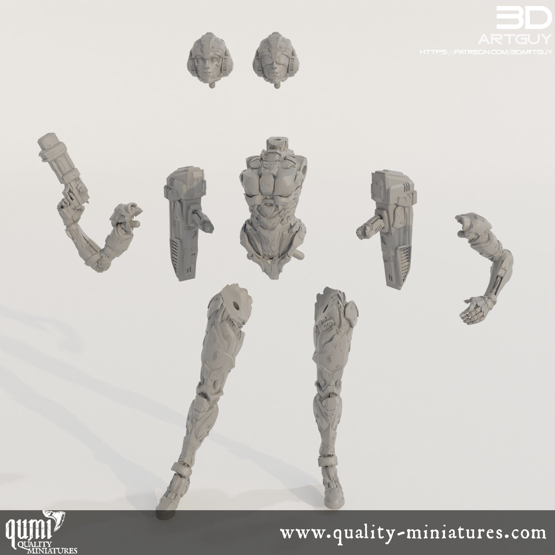 Tabletop RPG Miniature Car in Disguise - XXL Qumi Quality Miniatures - Qumi Wargaming Mini Model Figure