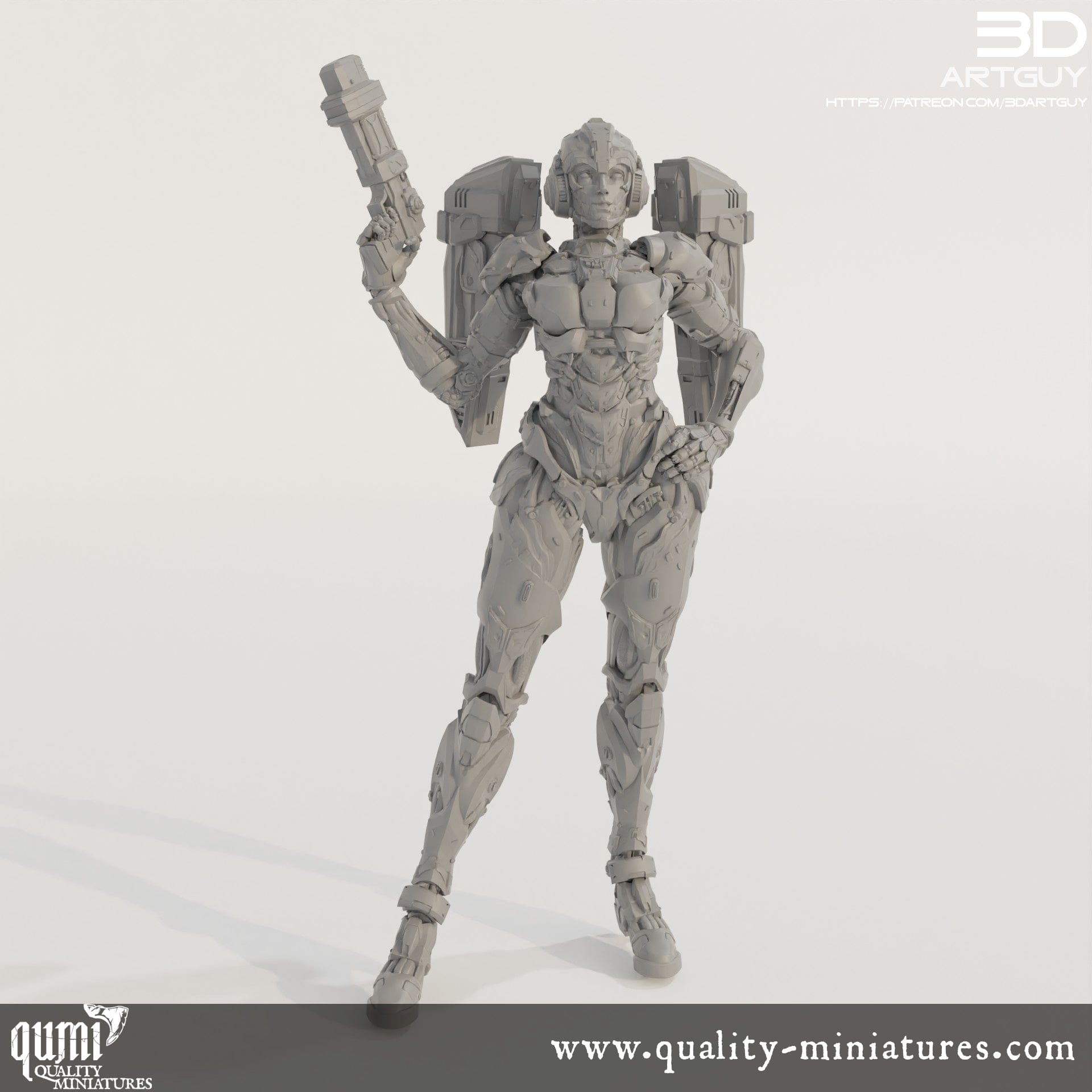 Tabletop RPG Miniature Car in Disguise - XXL Qumi Quality Miniatures - Qumi Wargaming Mini Model Figure