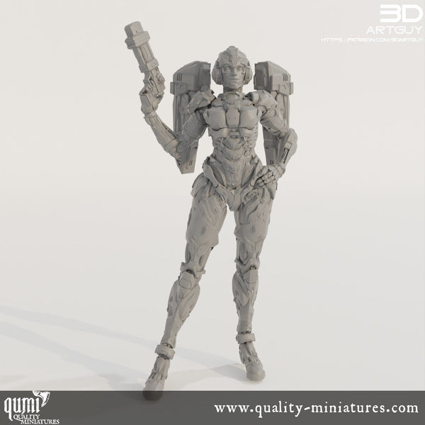 Scifi Sammlerstück, Miniatur Car in Disguise Qumi 3D ArtGuy