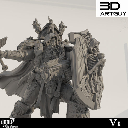 Tabletop RPG Miniature Champion Qumi - 3D ArtGuy Quality Miniatures - Qumi Wargaming Mini Model Figure