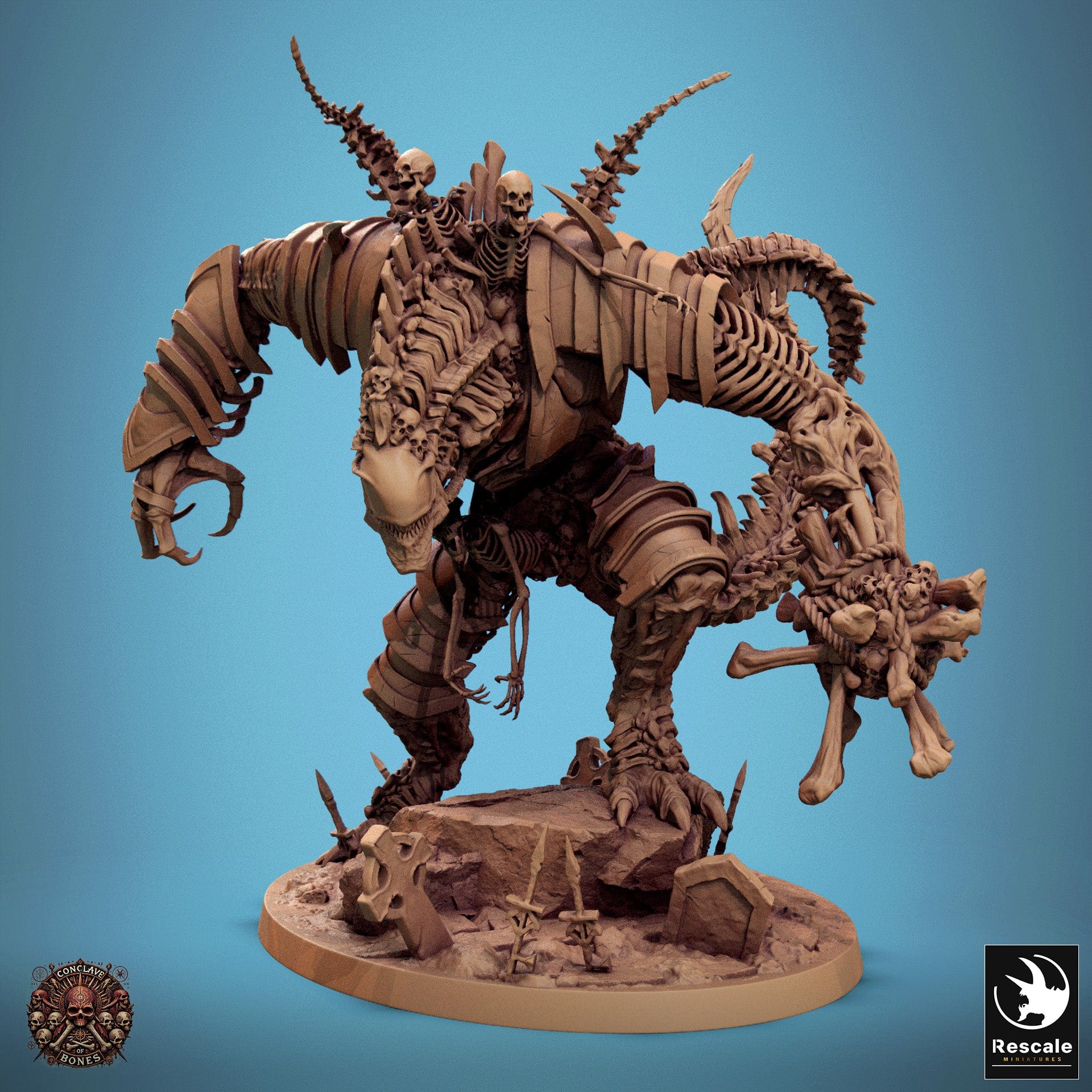 Tabletop RPG Miniature Cursed Colossus 32mm Qumi Rescale Miniatures Quality Miniatures - Qumi Wargaming Mini Model Figure