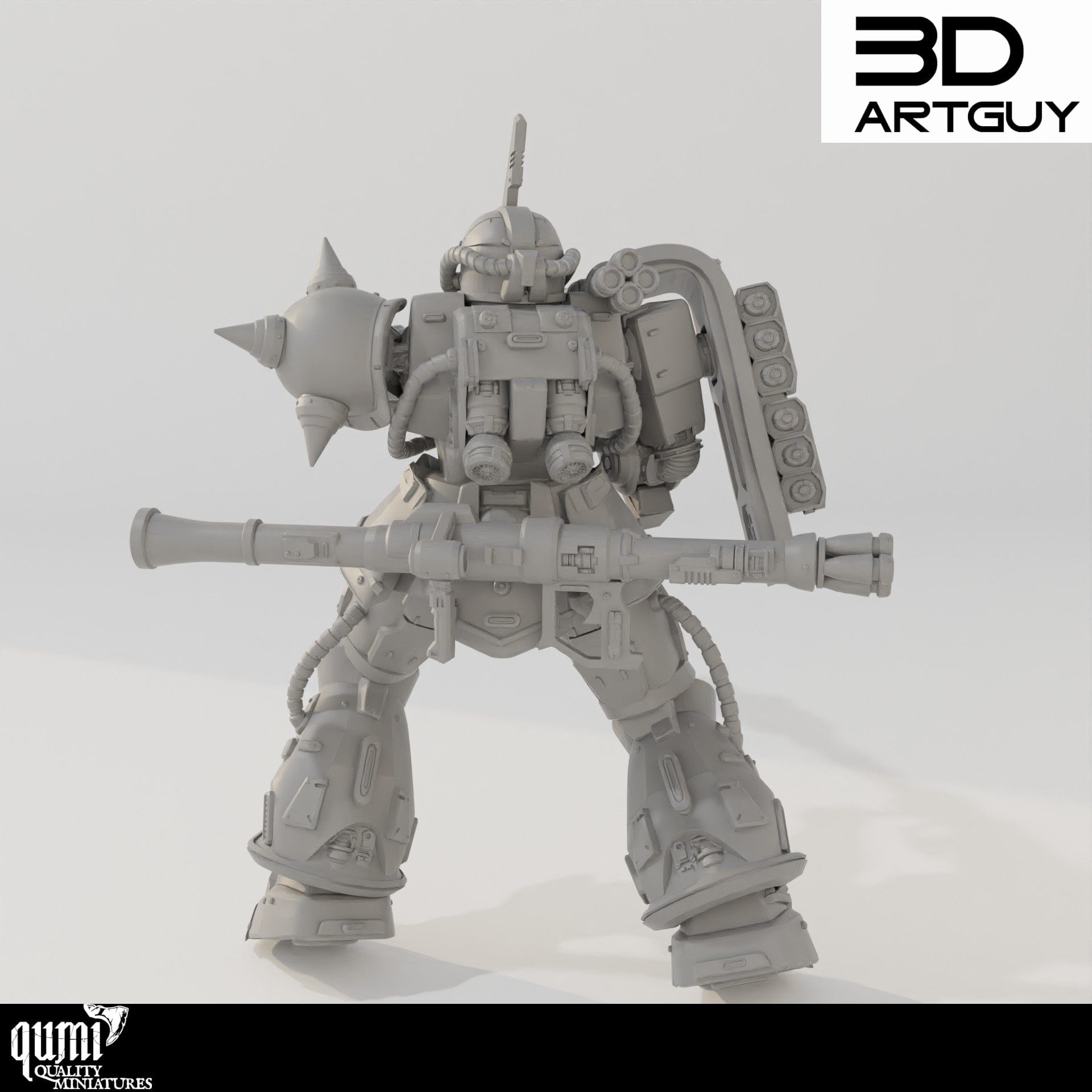 Tabletop RPG Miniature Cyclops Mech - Size L - Qumi Quality Miniatures - Qumi Wargaming Mini Model Figure